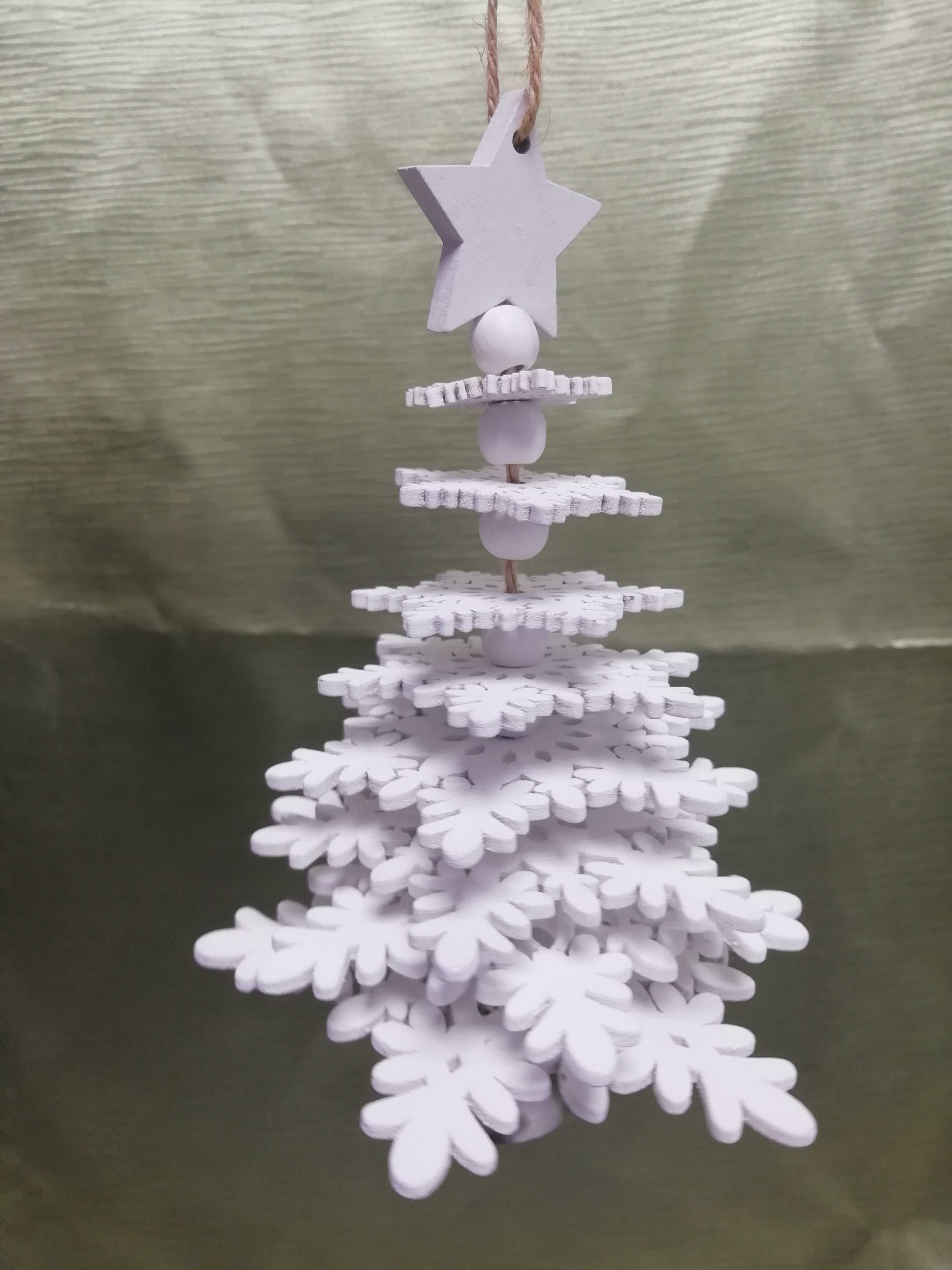 Фотография покупателя товара Новогодняя подвеска «Ёлка с колокольчиком. Снежинки» 10×10×4 см - Фото 1