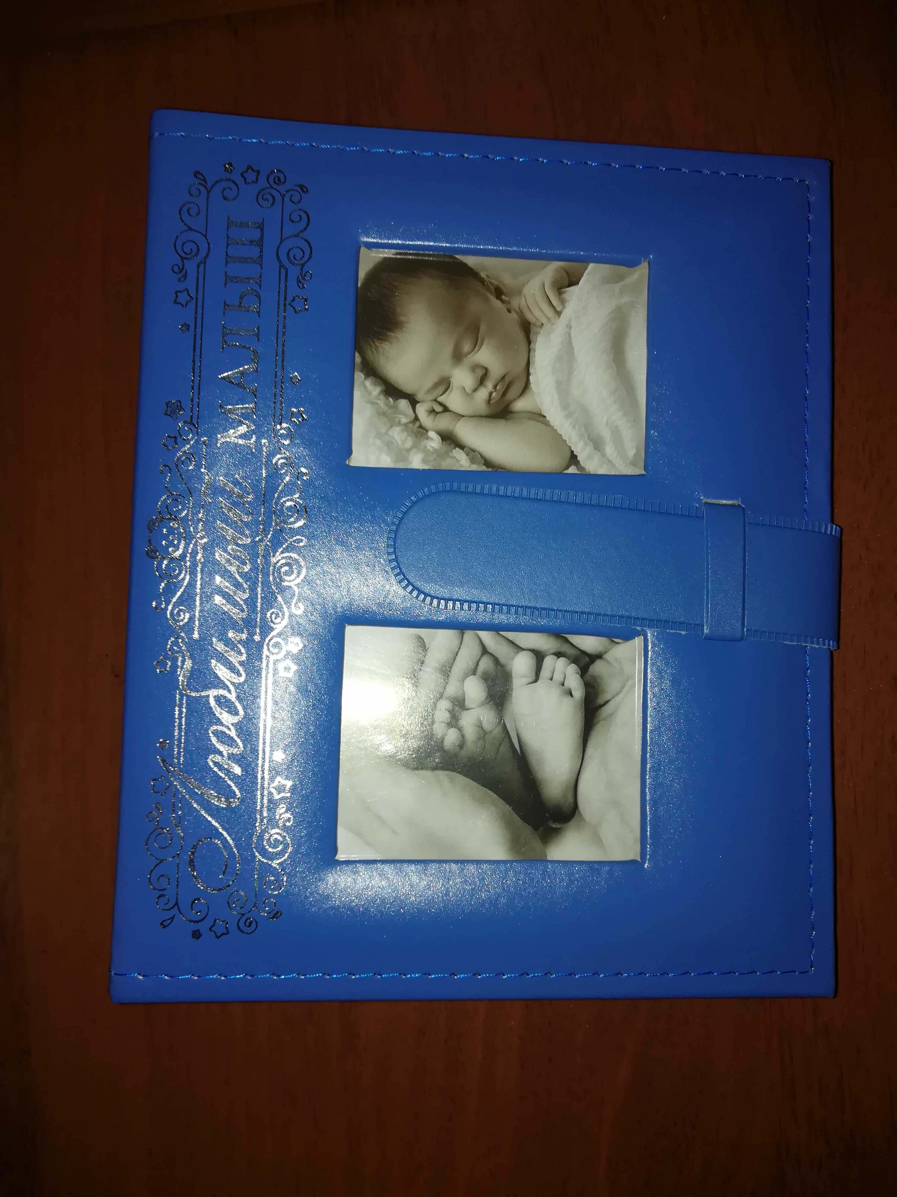 Фотография покупателя товара Фотоальбом на 200 фото с 2 местами под фото на обложке "Любимый малыш", экокожа - Фото 3