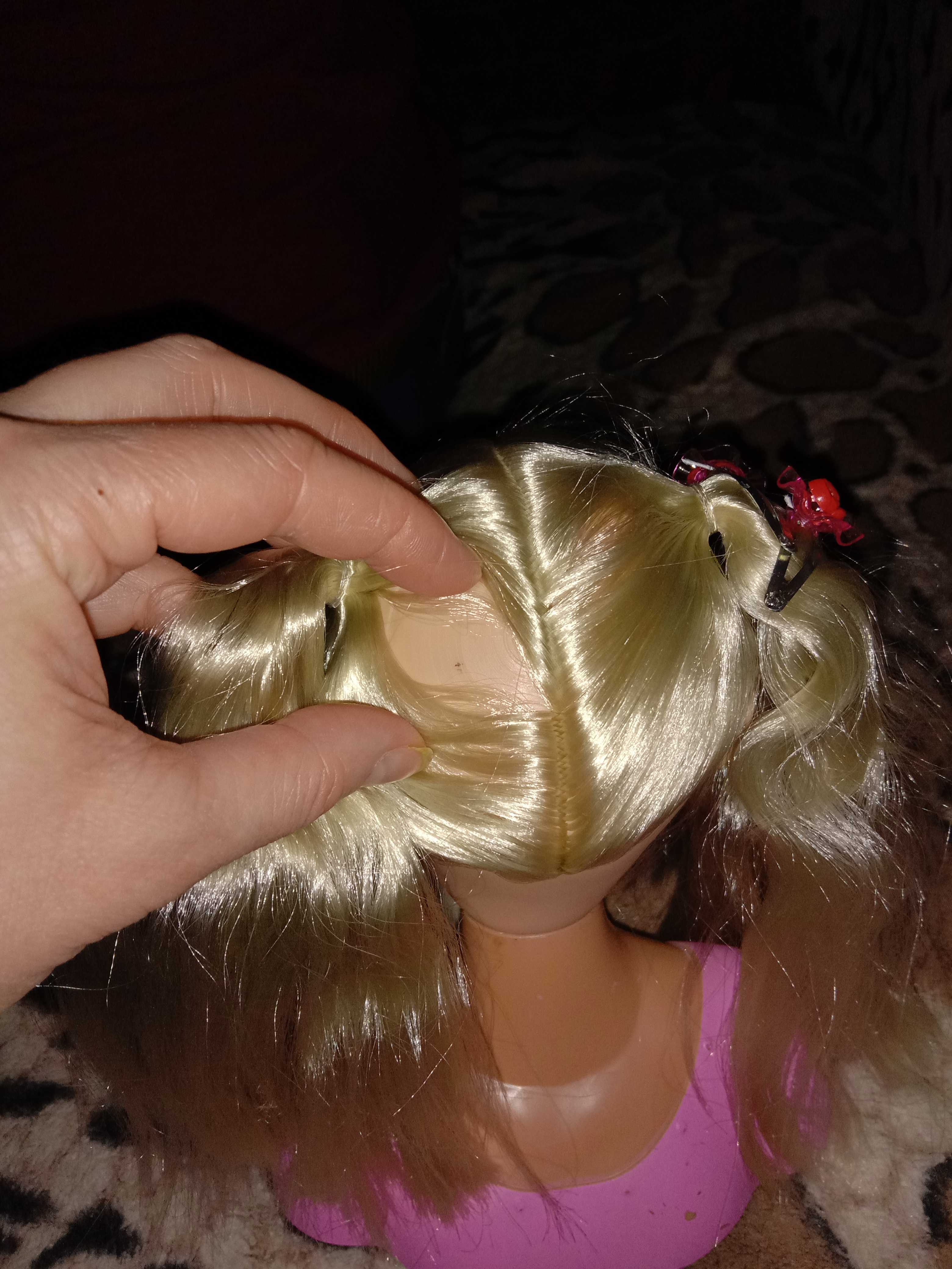 Фотография покупателя товара Кукла-манекен для создания причёсок «Катрина» с аксессуарами - Фото 1