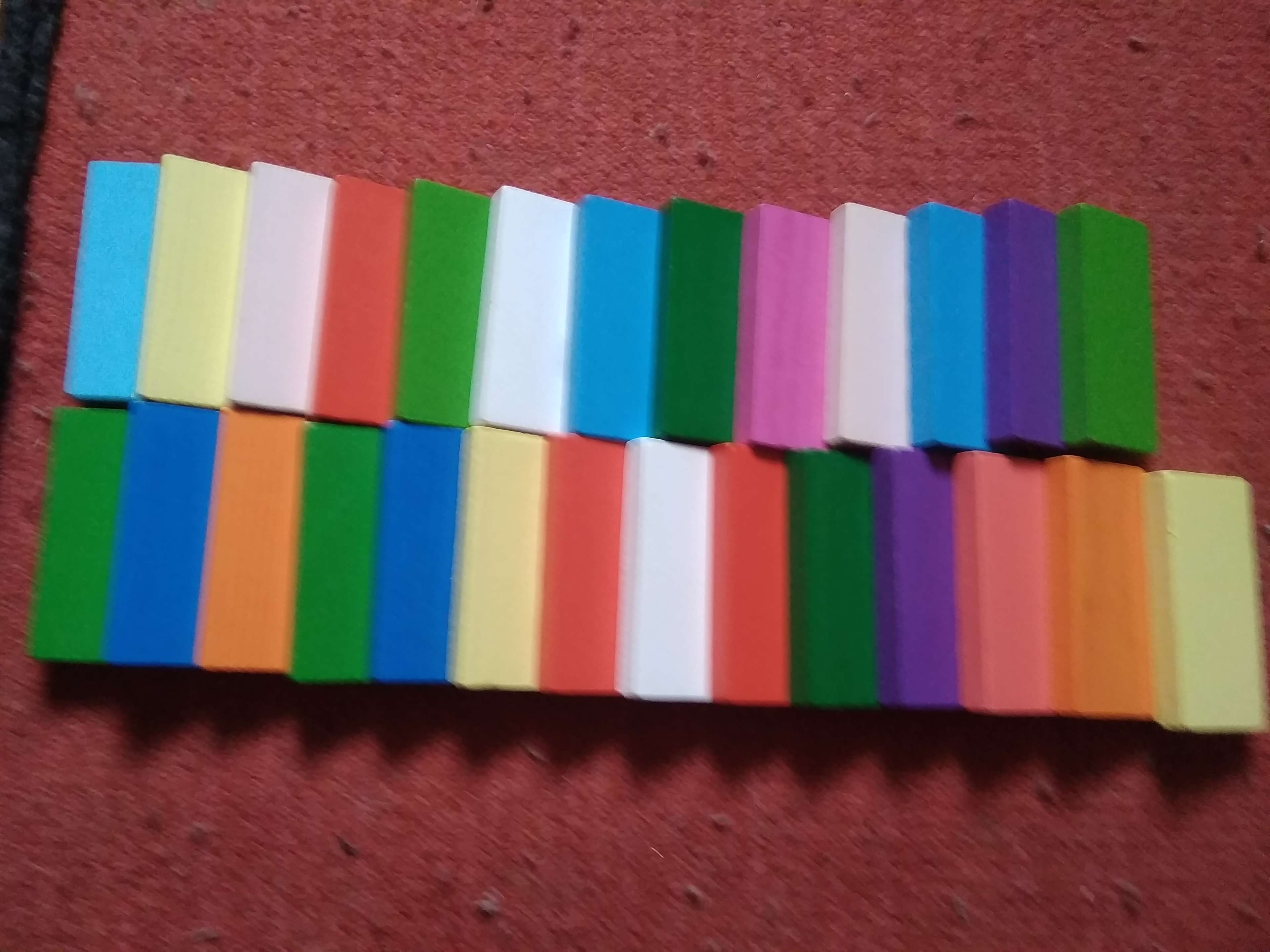 Фотография покупателя товара Плашки цветные, 28 элементов - Фото 12