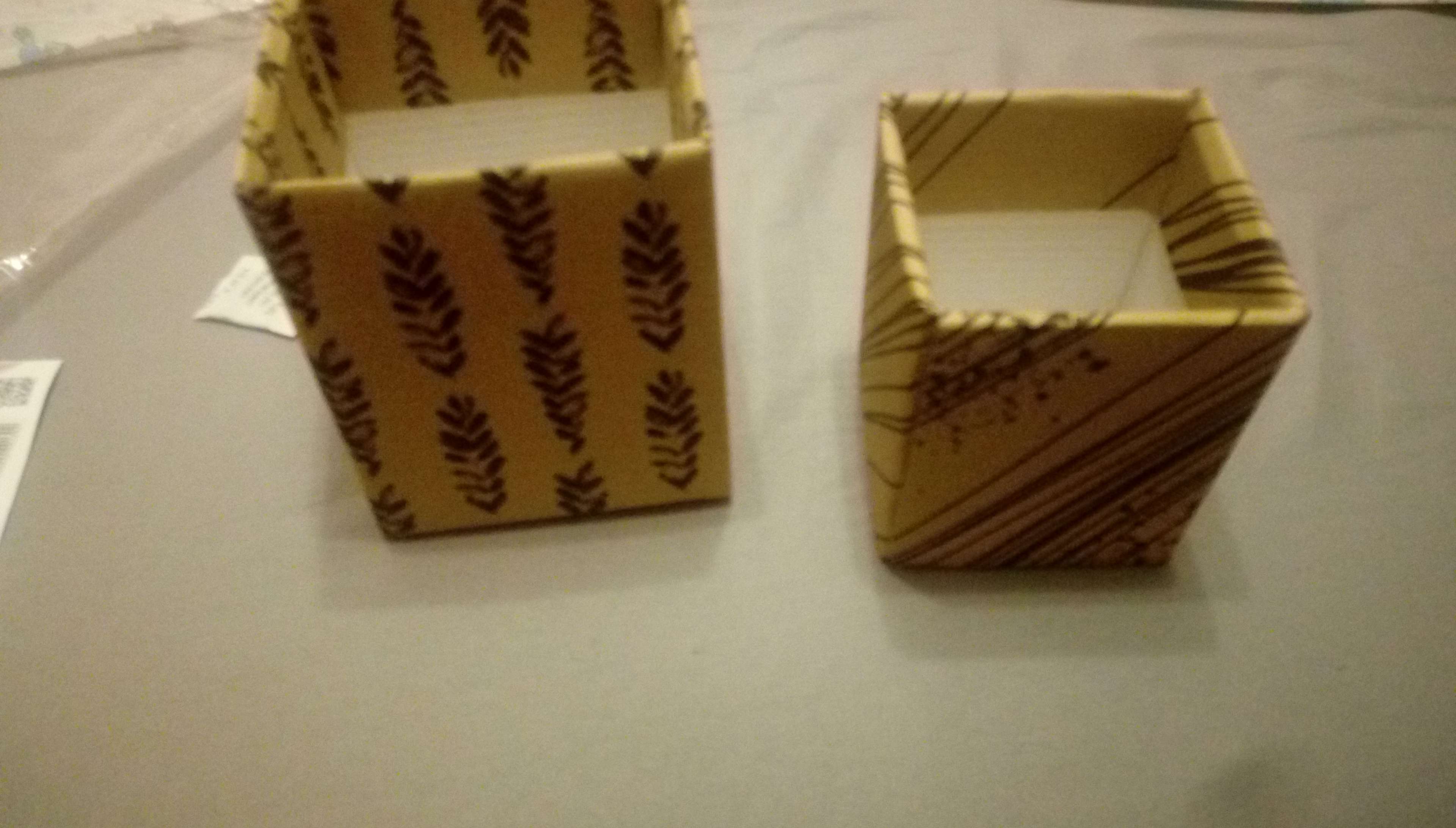 Фотография покупателя товара Набор складных коробок «Весь мир перед тобой», 2 шт 8 × 8 × 10 см, 10 × 10 × 12 см
