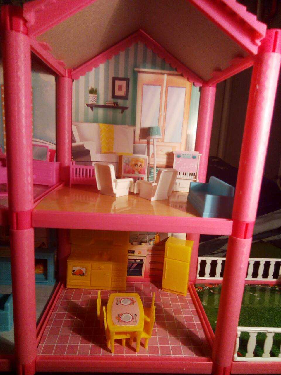 Фотография покупателя товара Дом для кукол «Кукольный дом» с мебелью и аксессуарами - Фото 4