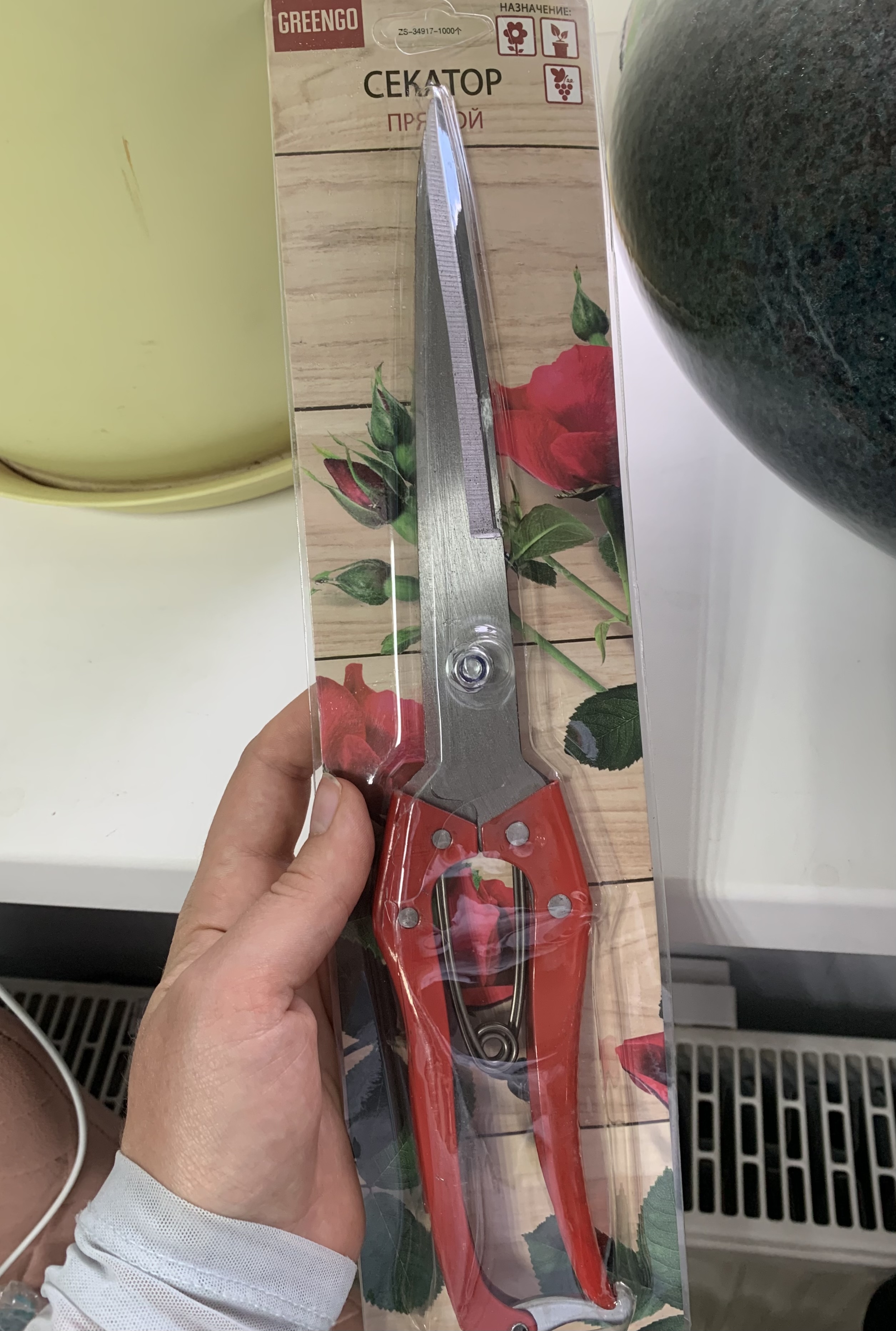 Фотография покупателя товара Ножницы садовые, 12" (31 см), с металлическими ручками