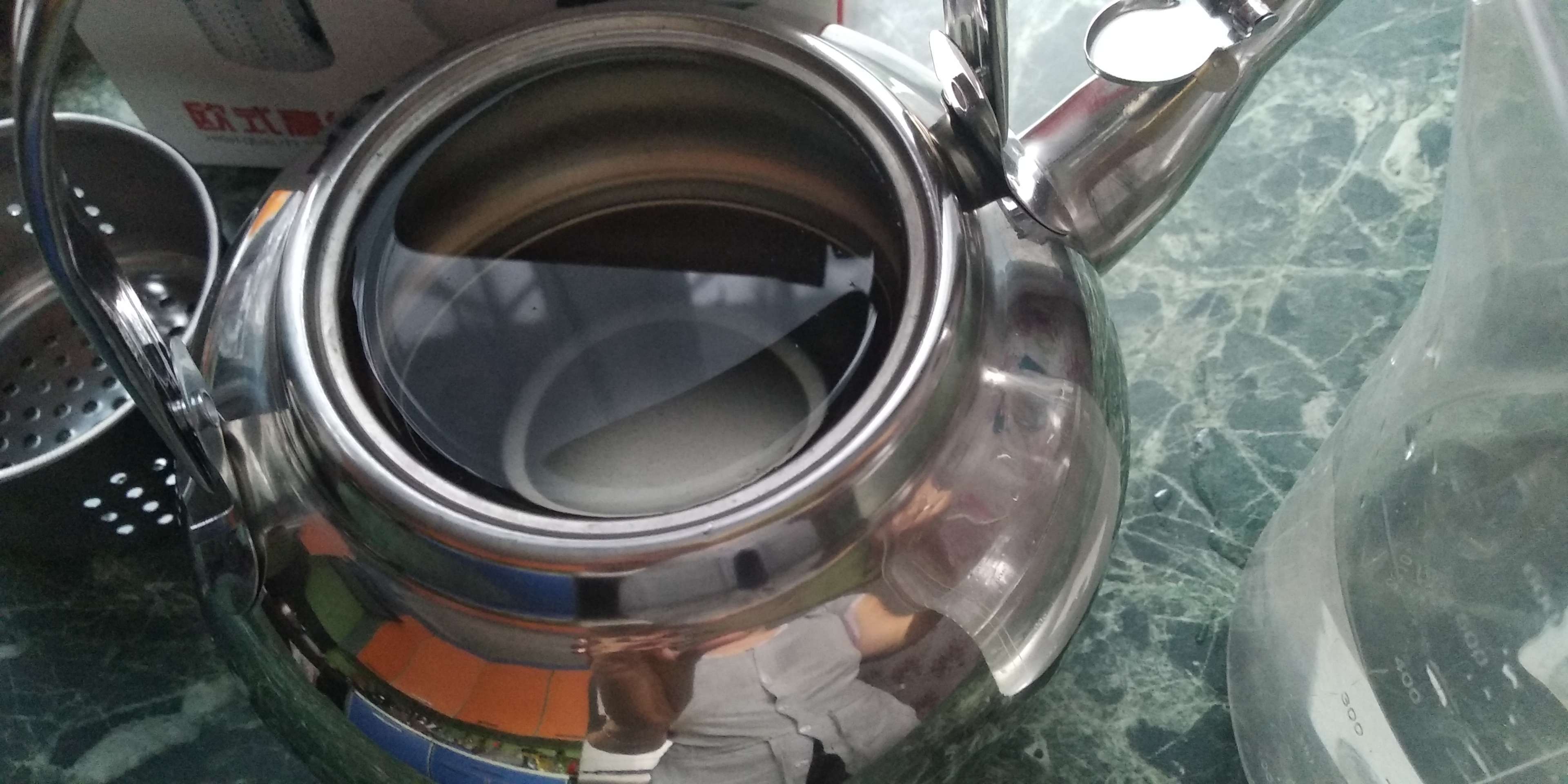 Фотография покупателя товара Чайник из нержавеющей стали «Гретель», 1,1 л, металлическое сито, цвет хромированный - Фото 2