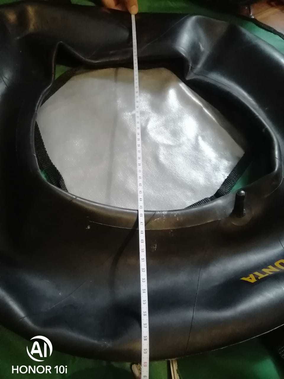 Фотография покупателя товара Тюбинг-ватрушка «Эконом», диаметр чехла 80 см, тент/оксфорд, цвета МИКС - Фото 16