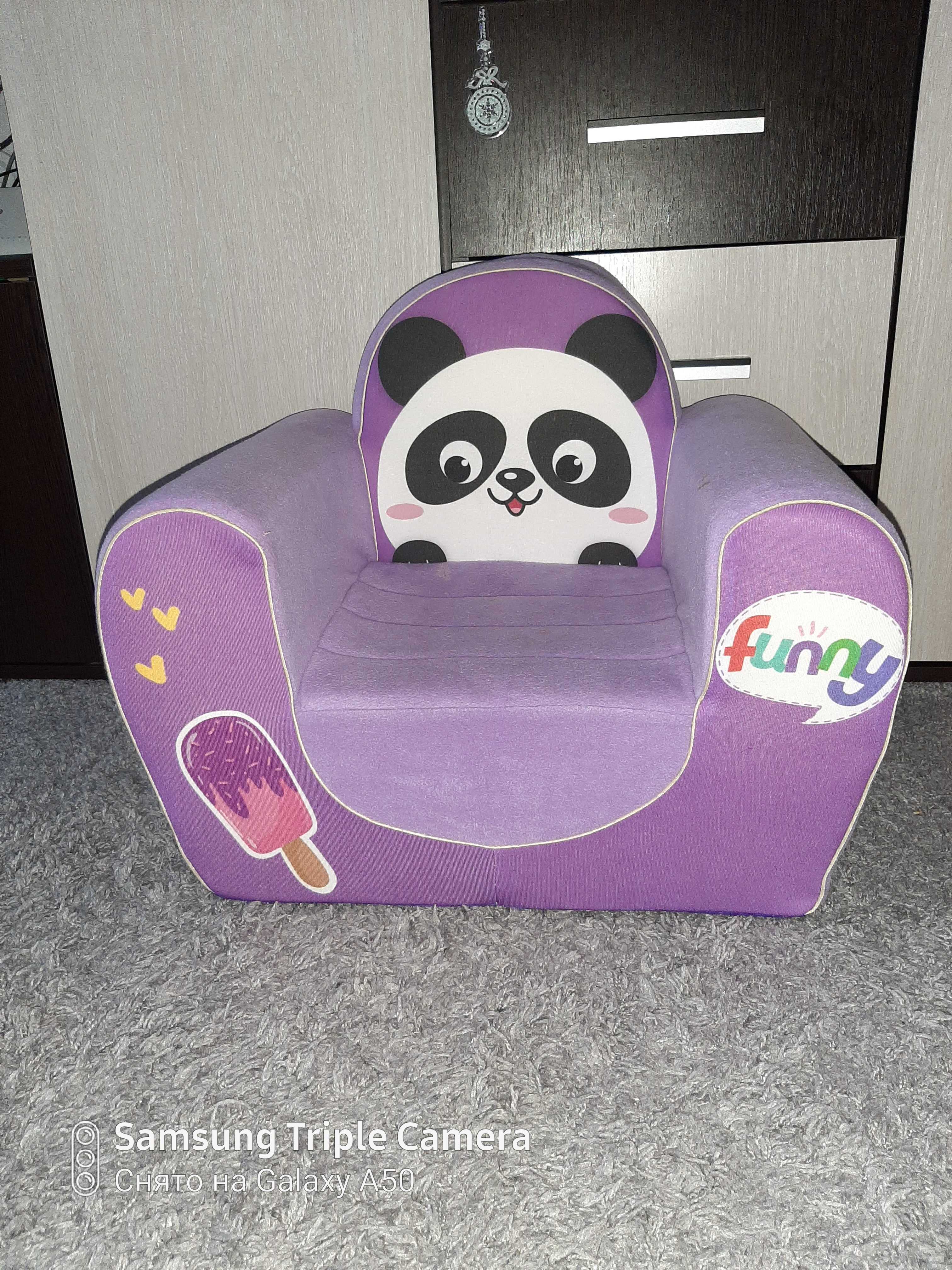 Фотография покупателя товара Мягкая игрушка-кресло «Панда» - Фото 2