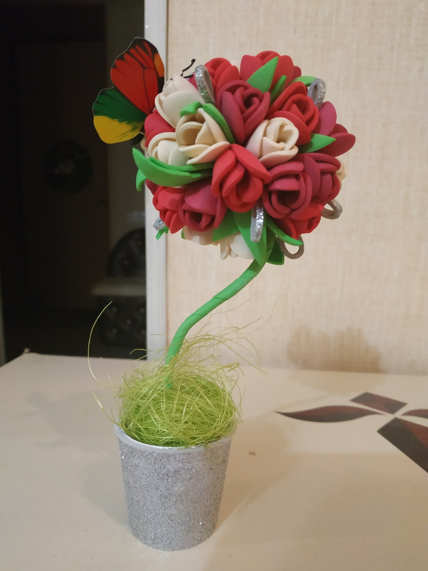 Фотография покупателя товара Набор для творчества малый «Топиарий. Тюльпаны», МИКС - Фото 4