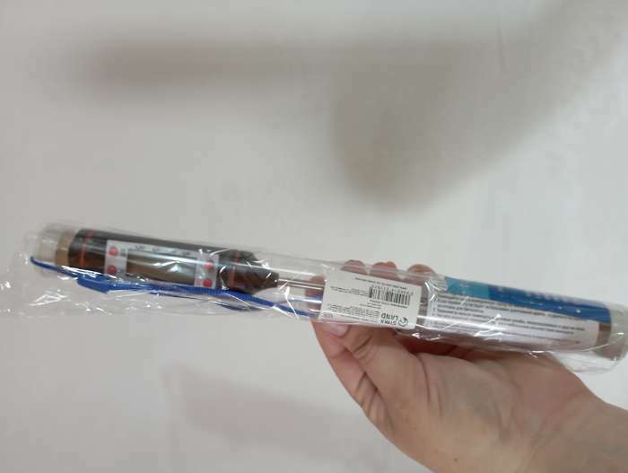 Фотография покупателя товара Термометр (термощуп) кухонный Доляна, электронный, на батарейках, чёрный - Фото 13