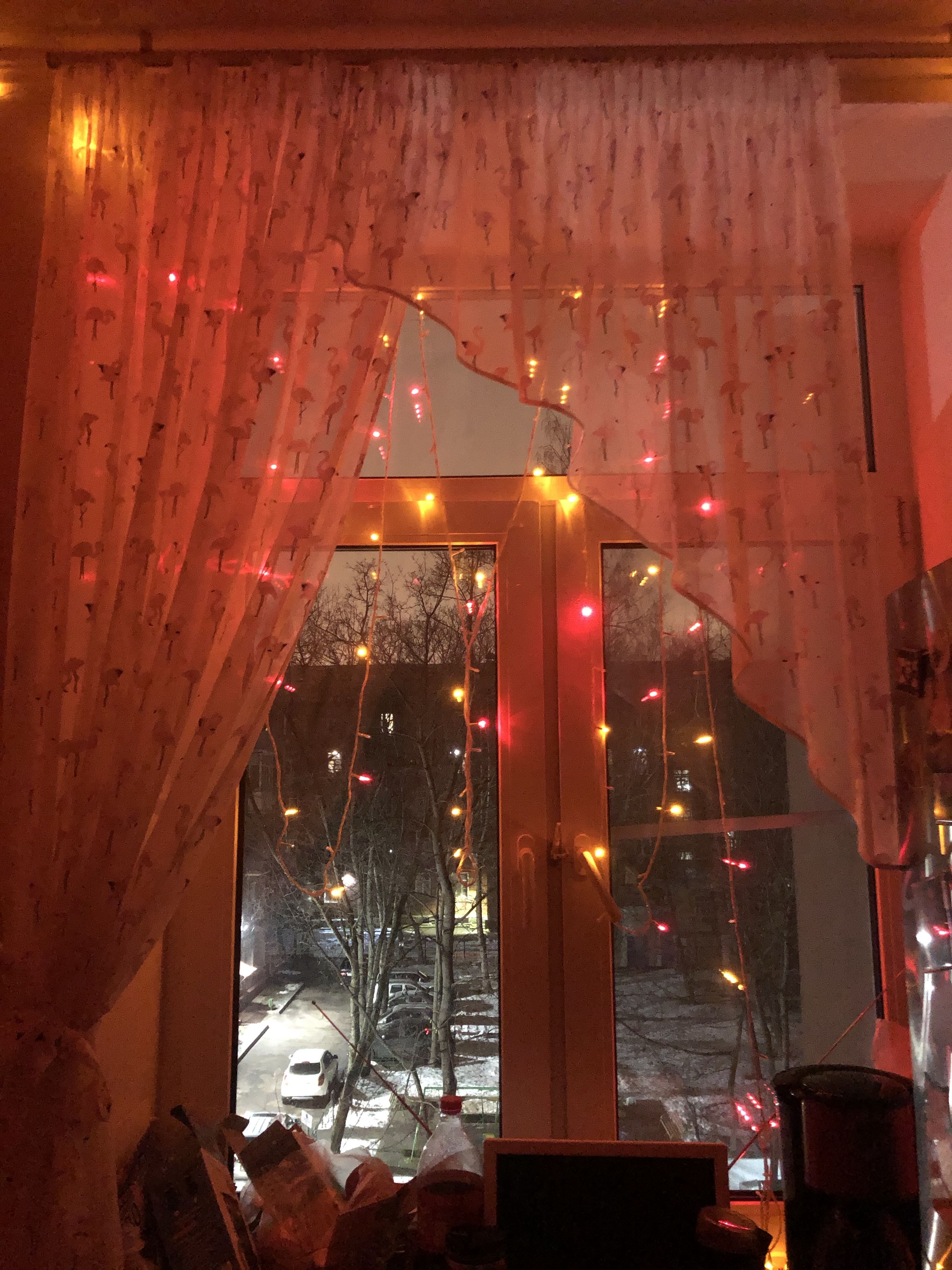 Фотография покупателя товара Гирлянда «Нить» 20 м, IP20, прозрачная нить, 200 LED, 8 режимов, 220 В, свечение мульти - Фото 357