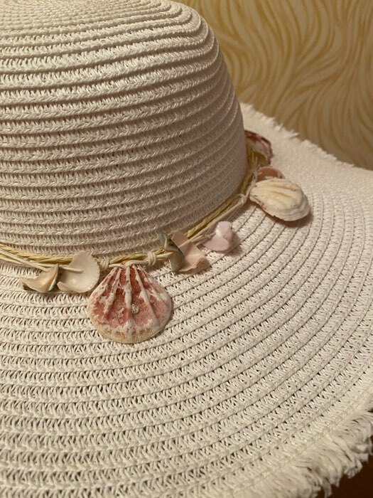 Фотография покупателя товара Шляпа женская MINAKU "Морская", размер 56-58, цвет белый