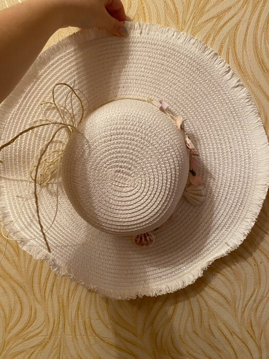 Фотография покупателя товара Шляпа женская MINAKU "Морская", размер 56-58, цвет белый - Фото 2