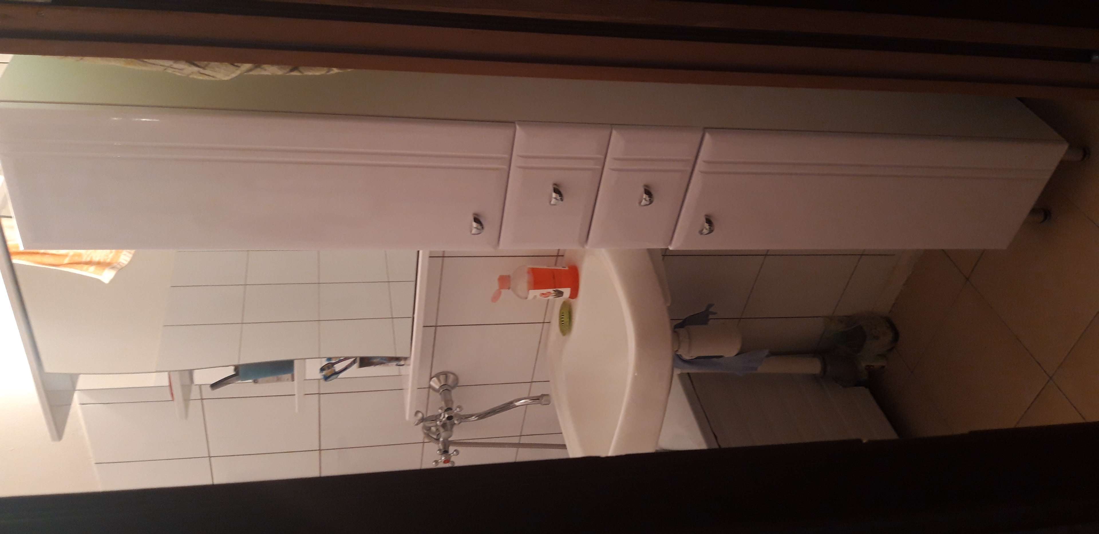 Фотография покупателя товара Пенал для ванной комнаты "Тура" с двумя дверцами и ящиками, 24 х 30 х 181 см - Фото 15