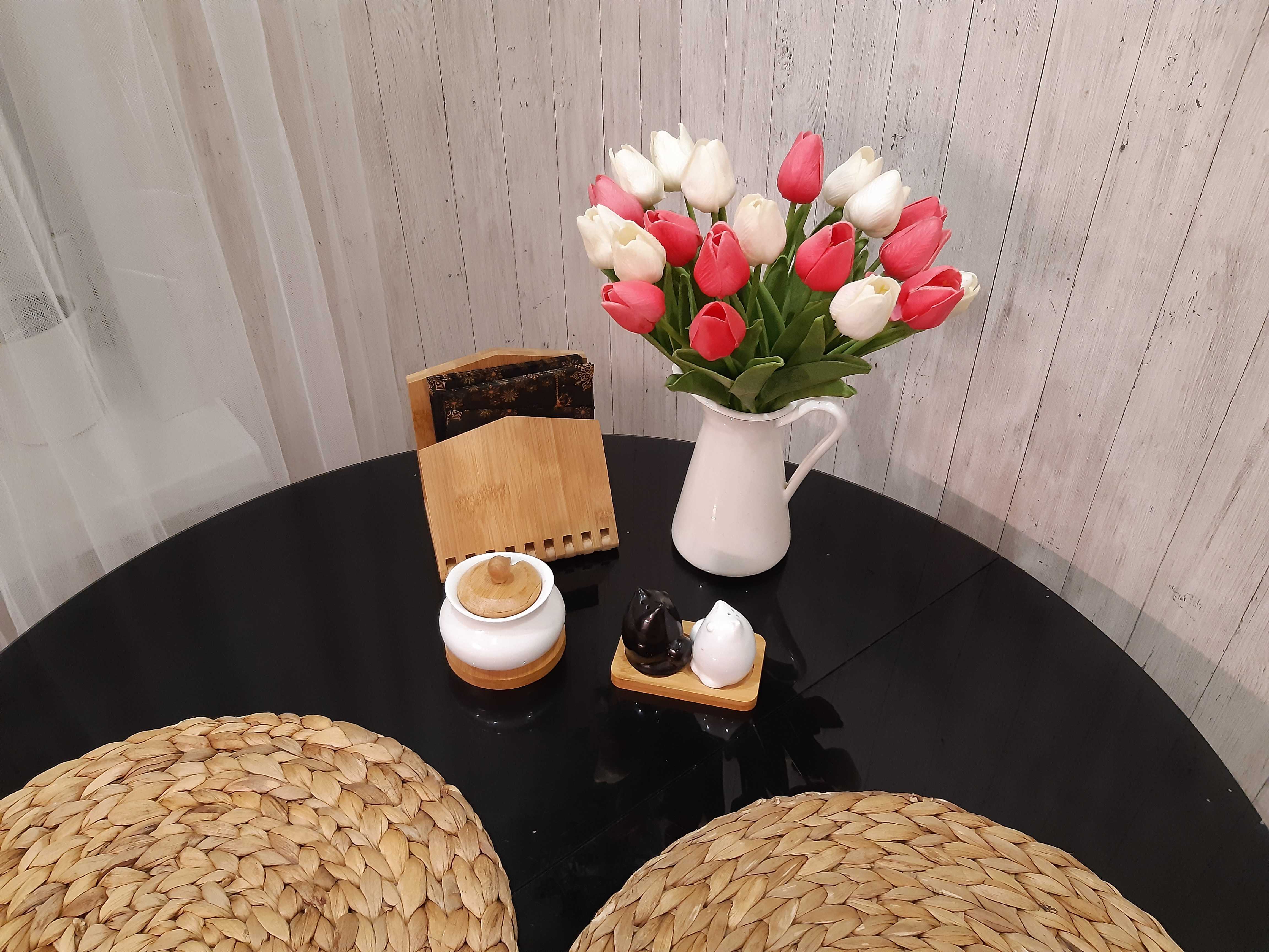 Фотография покупателя товара Набор фарфоровый для специй на бамбуковой подставке BellaTenero «Котики», 3 предмета: солонка, перечница, подставка, цвет белый и чёрный - Фото 9