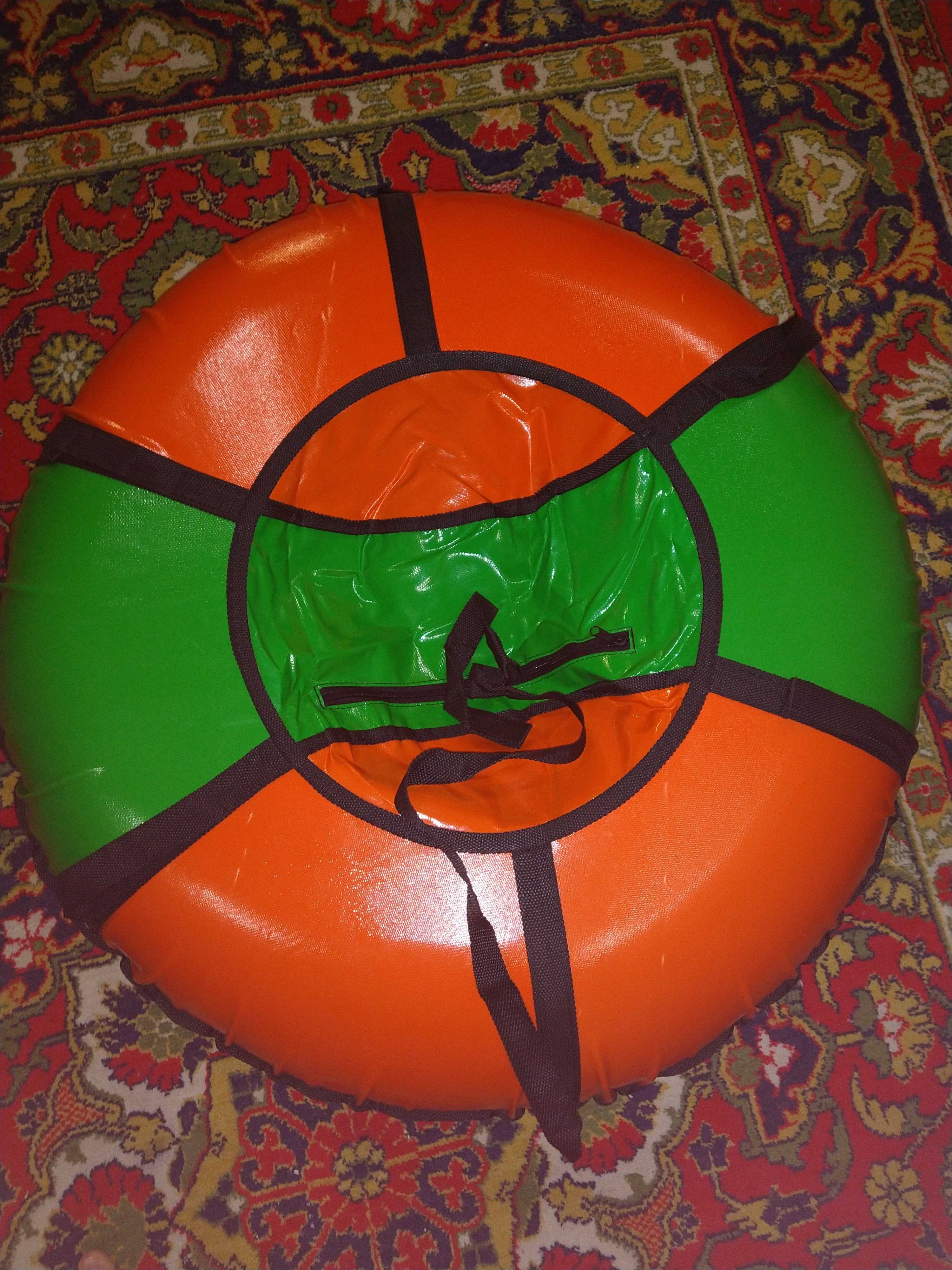 Фотография покупателя товара Тюбинг-ватрушка «Вихрь», диаметр чехла 90 см, цвета МИКС - Фото 18