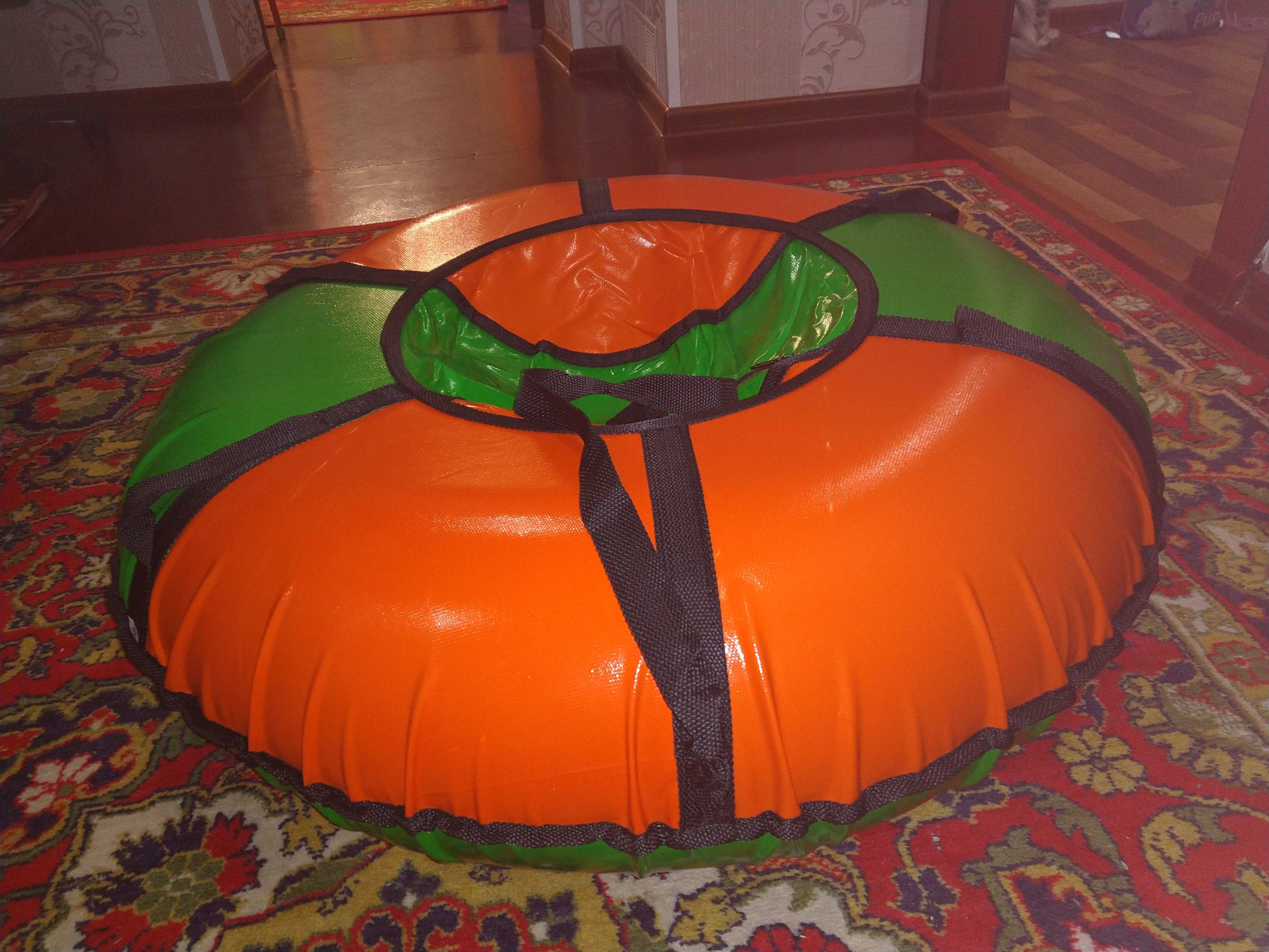 Фотография покупателя товара Тюбинг-ватрушка «Вихрь», диаметр чехла 100 см, цвета МИКС - Фото 13