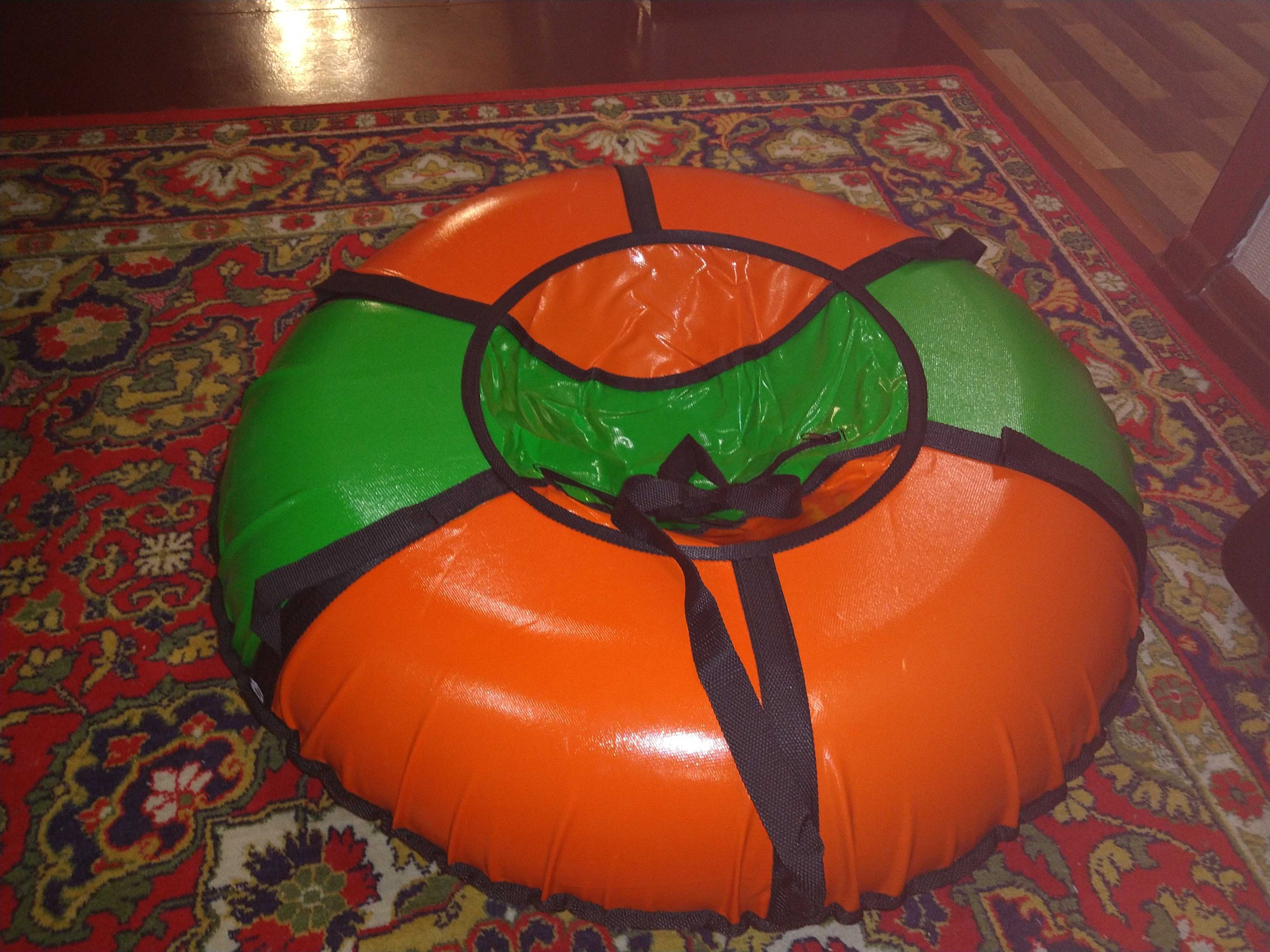 Фотография покупателя товара Тюбинг-ватрушка «Вихрь», диаметр чехла 80 см, цвета МИКС - Фото 17
