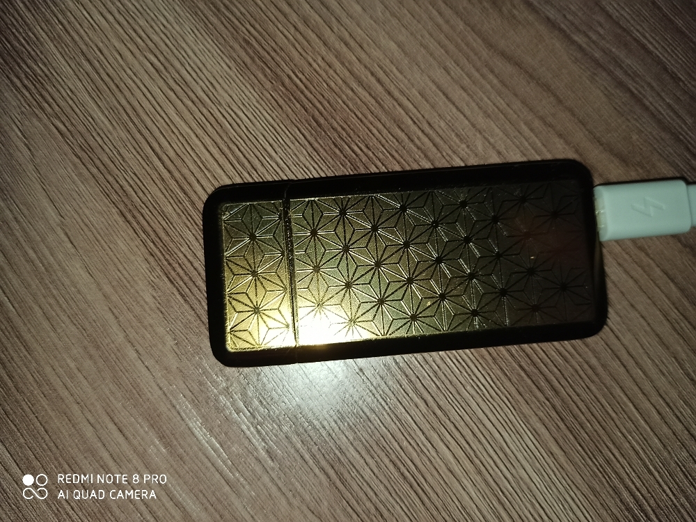 Фотография покупателя товара Зажигалка электронная "Биткоин", спираль, USB, 3.5 х 7 см, черно-золотая - Фото 3