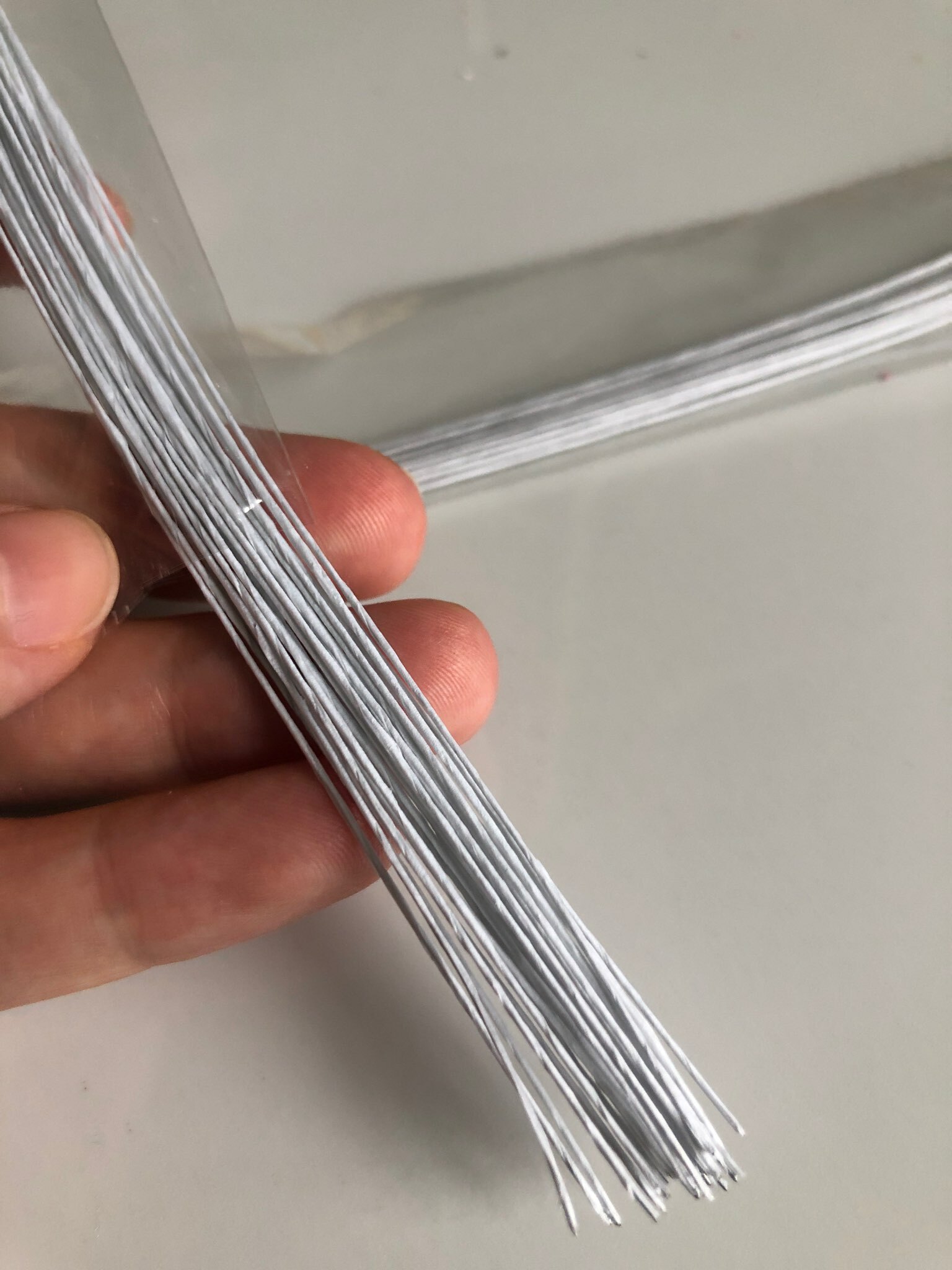 Фотография покупателя товара Проволока для творчества "Florico" 0.3 мм, 30 шт, 40 см, в бумажной оплётке, белый