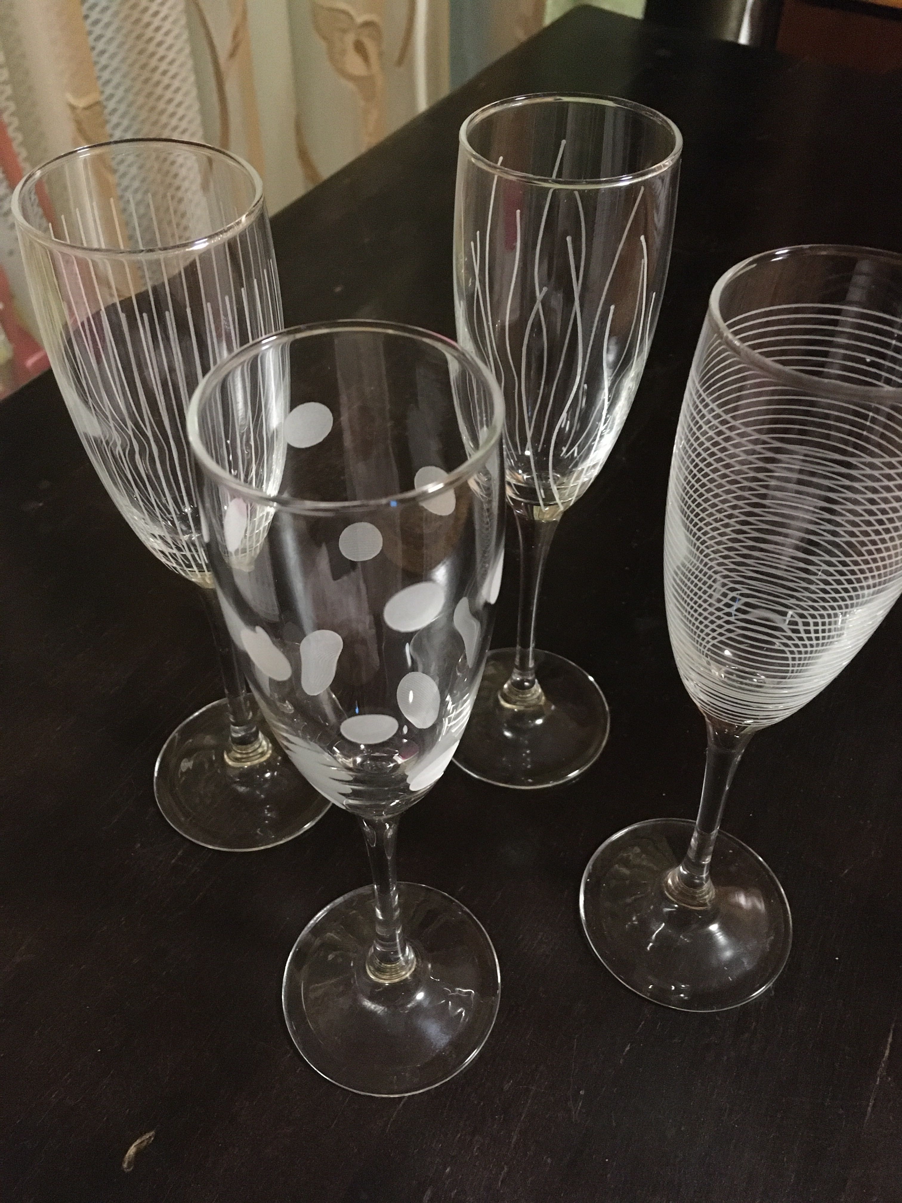 Фотография покупателя товара Набор стеклянных бокалов для шампанского «Лаунж клаб», 170 мл, 4 шт