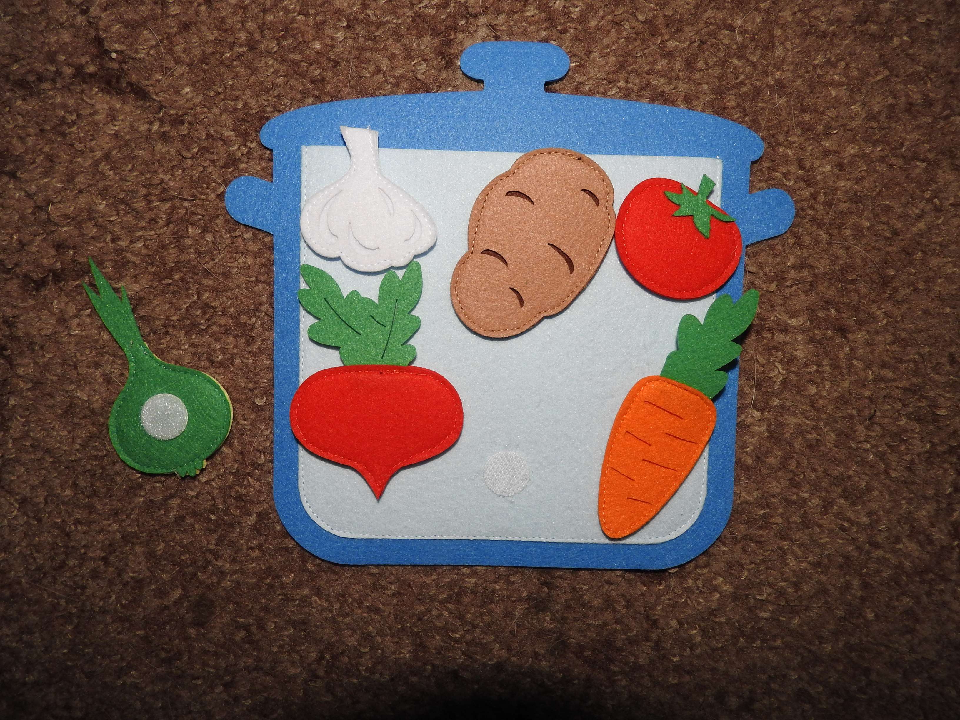 Фотография покупателя товара Развивающая игра "Кастрюля с овощами" - Фото 1