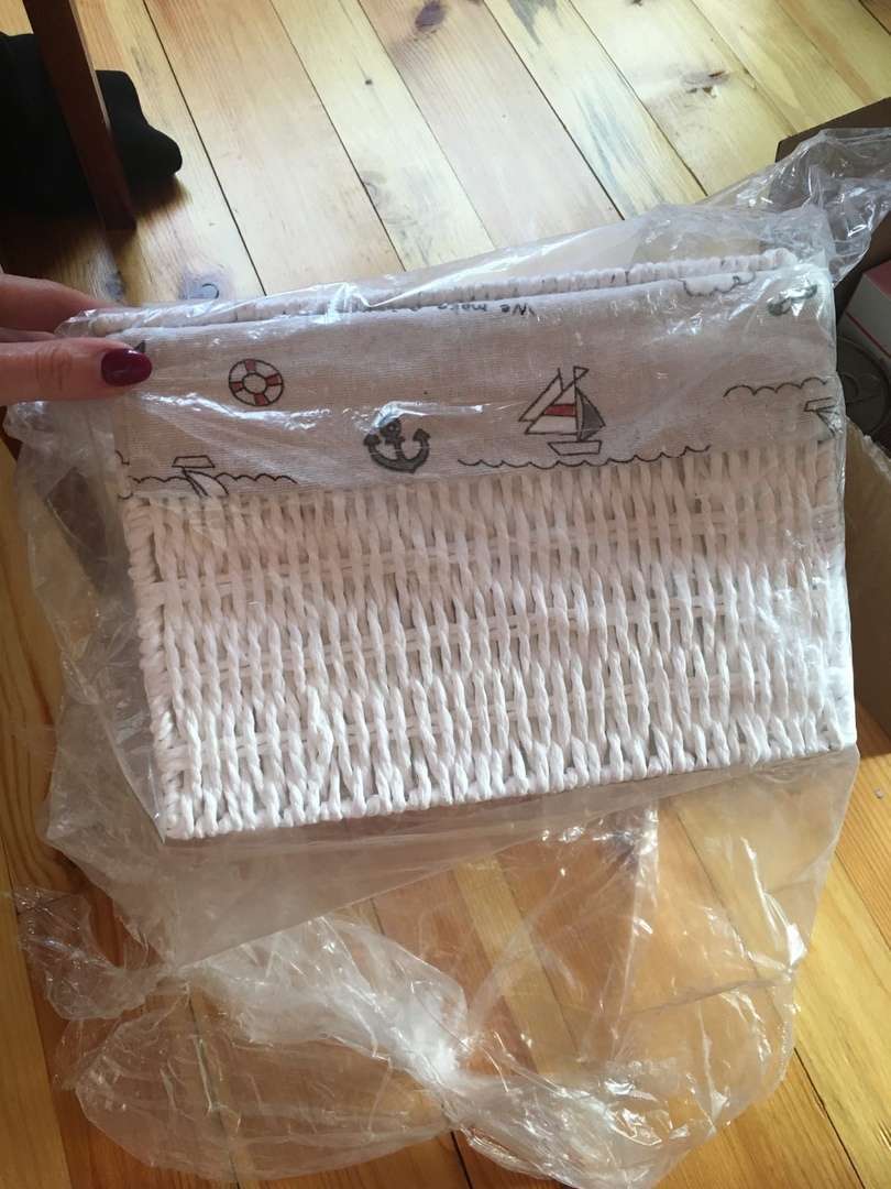 Фотография покупателя товара Корзина для хранения плетёная ручной работы с крышкой Доляна «Горошек», 25×25×18 см, цвет коричневый - Фото 1