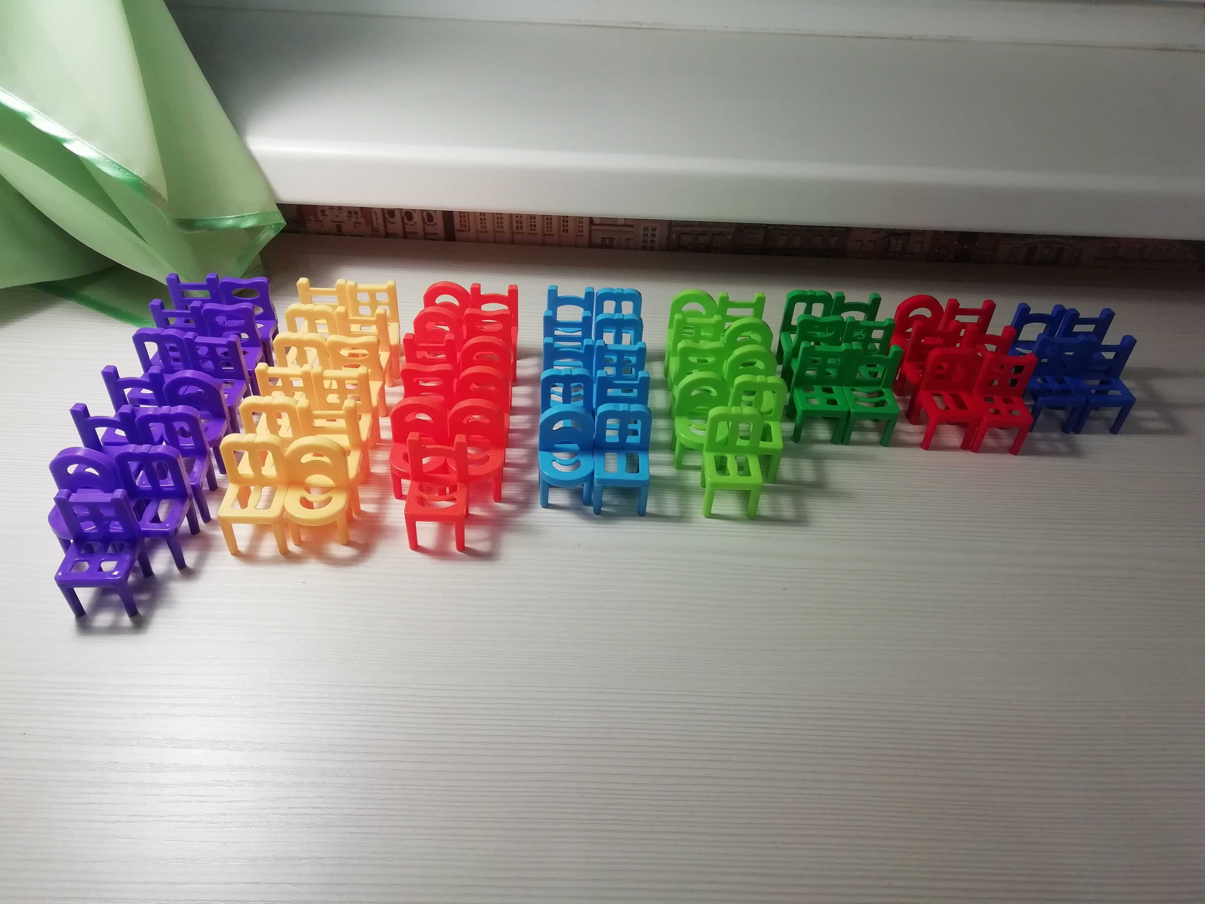 Фотография покупателя товара Настольная игра «На 4 ногах», большая версия, 70 стульев, 8 цветов