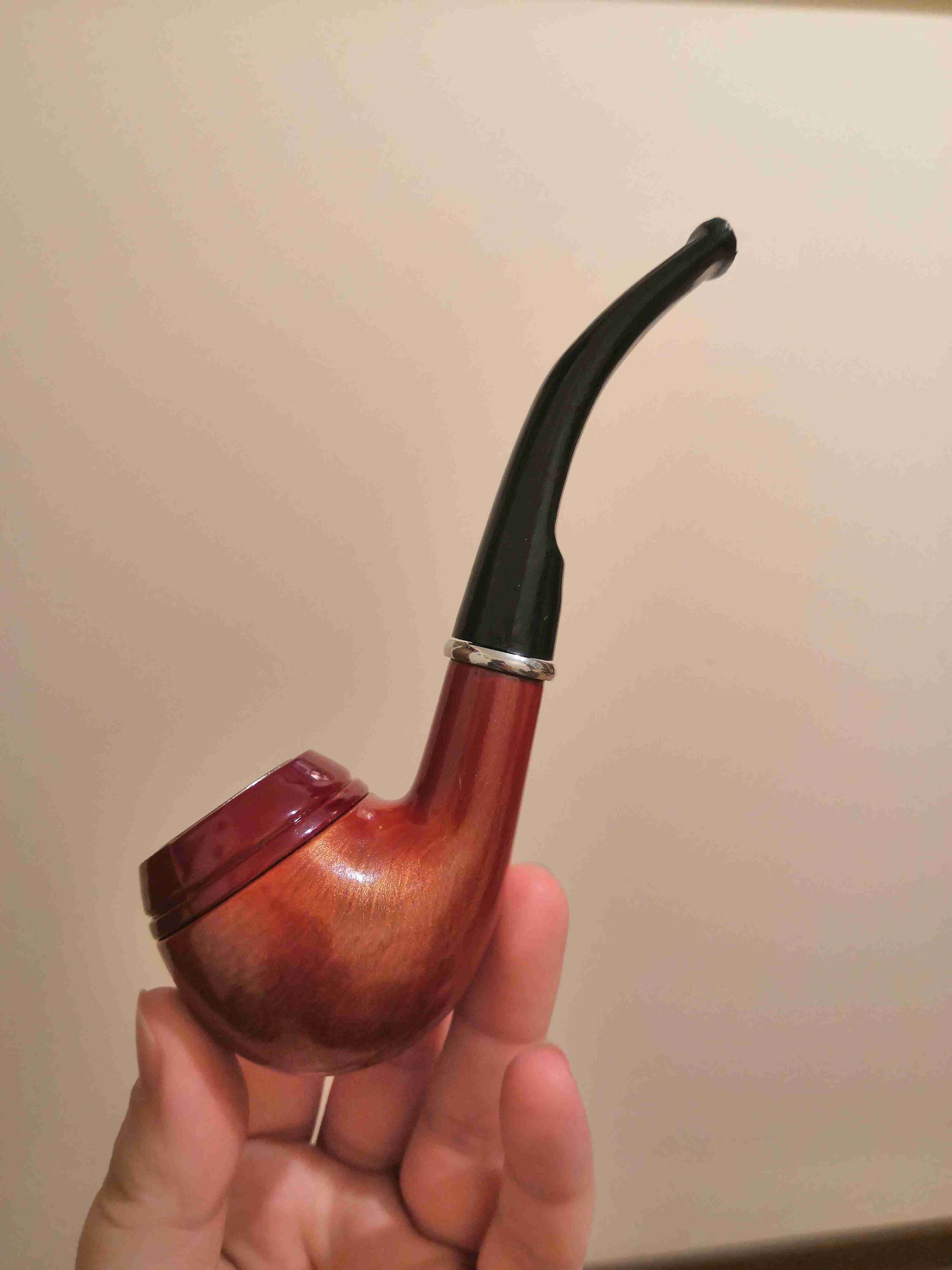 Фотография покупателя товара Курительная трубка для табака "Командор", классическая, 14 см - Фото 1