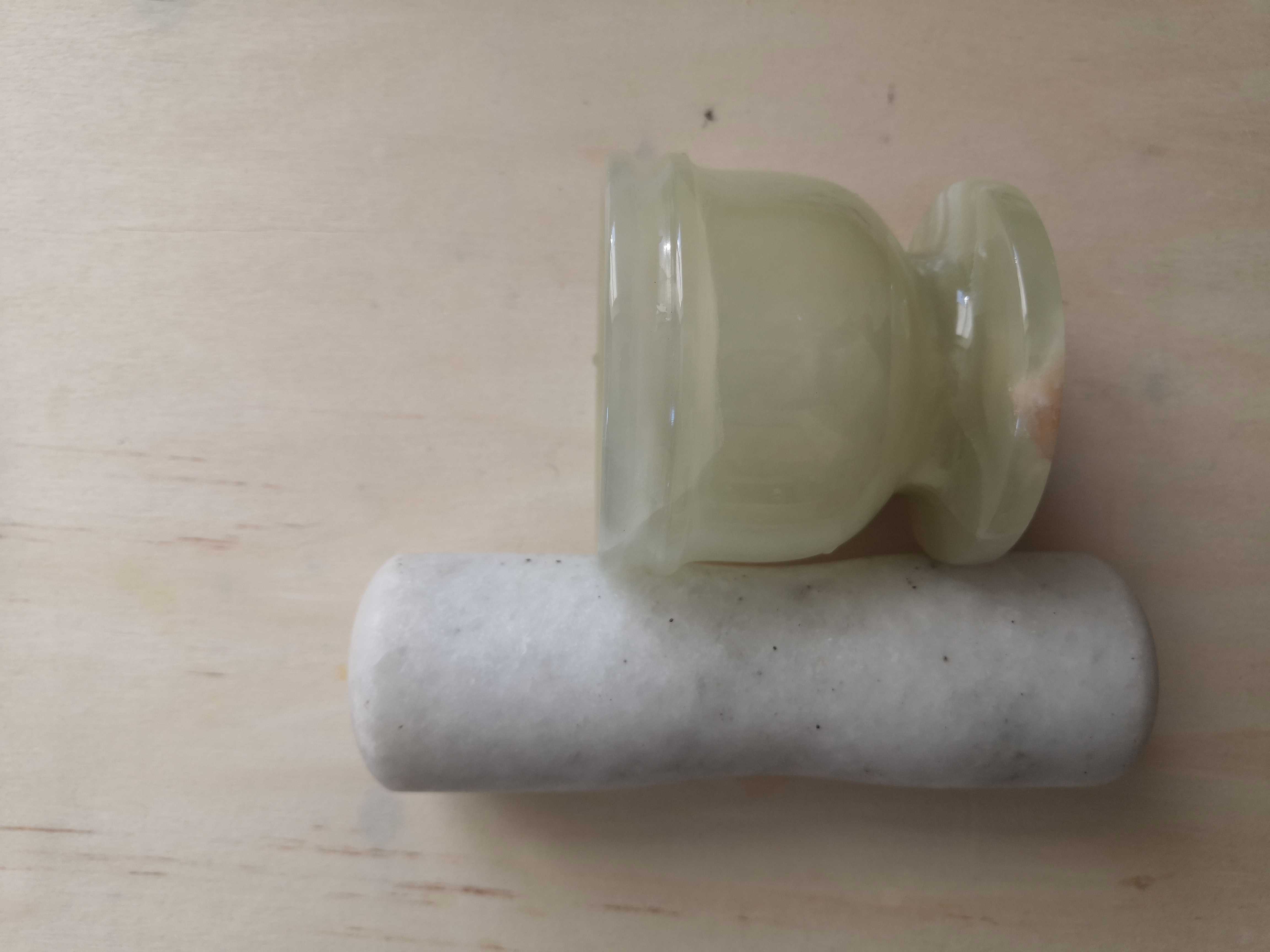 Фотография покупателя товара Набор ступка с пестиком, 6,3 см, оникс, МИКС