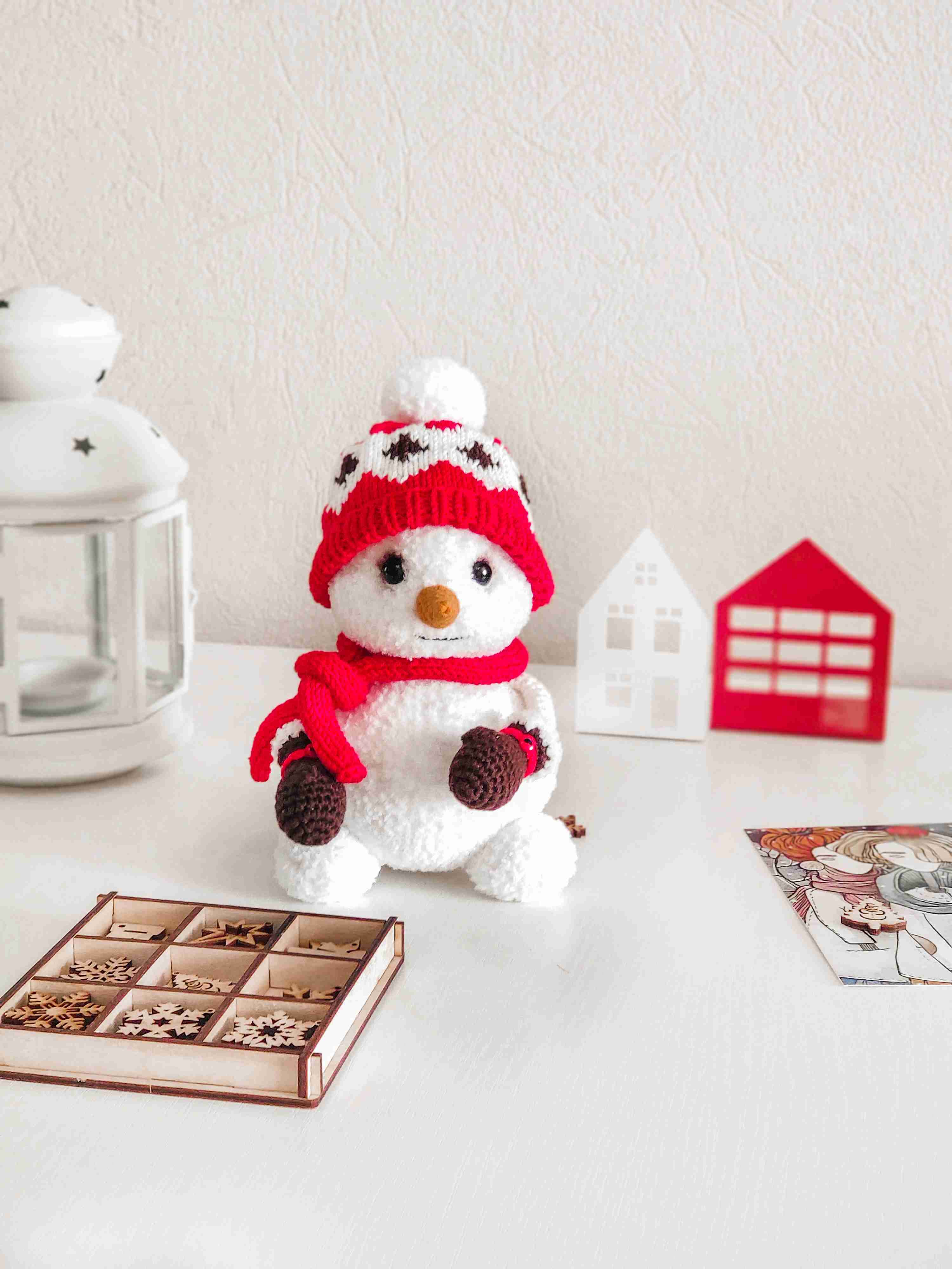 Фотография покупателя товара Набор заготовок для творчества «Снежинки и игрушки», 9 видов, 27 шт размер 3х3 см