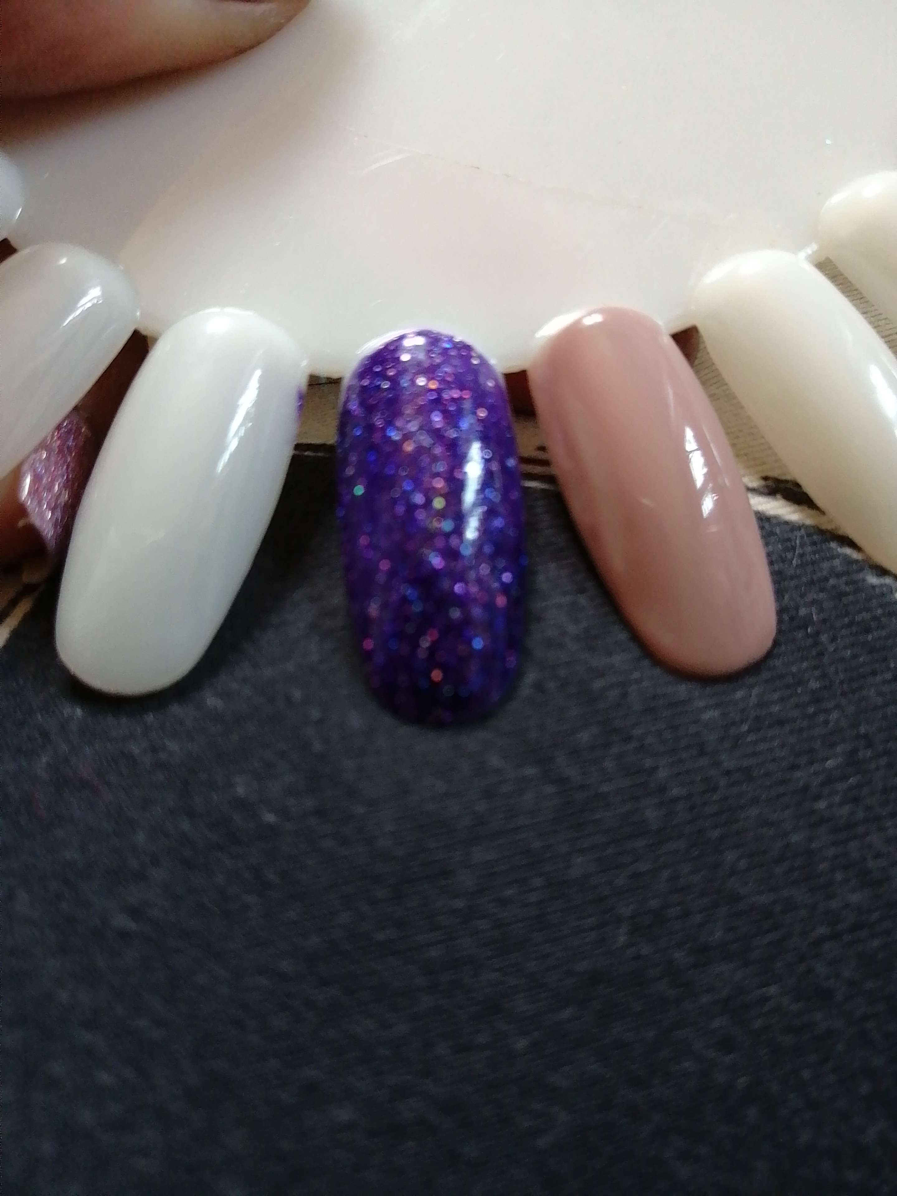 Фотография покупателя товара Гель-лак для ногтей, 5284-442, трёхфазный, LED/UV, 10мл, цвет 5284-442 фиолетовый блёстки - Фото 20