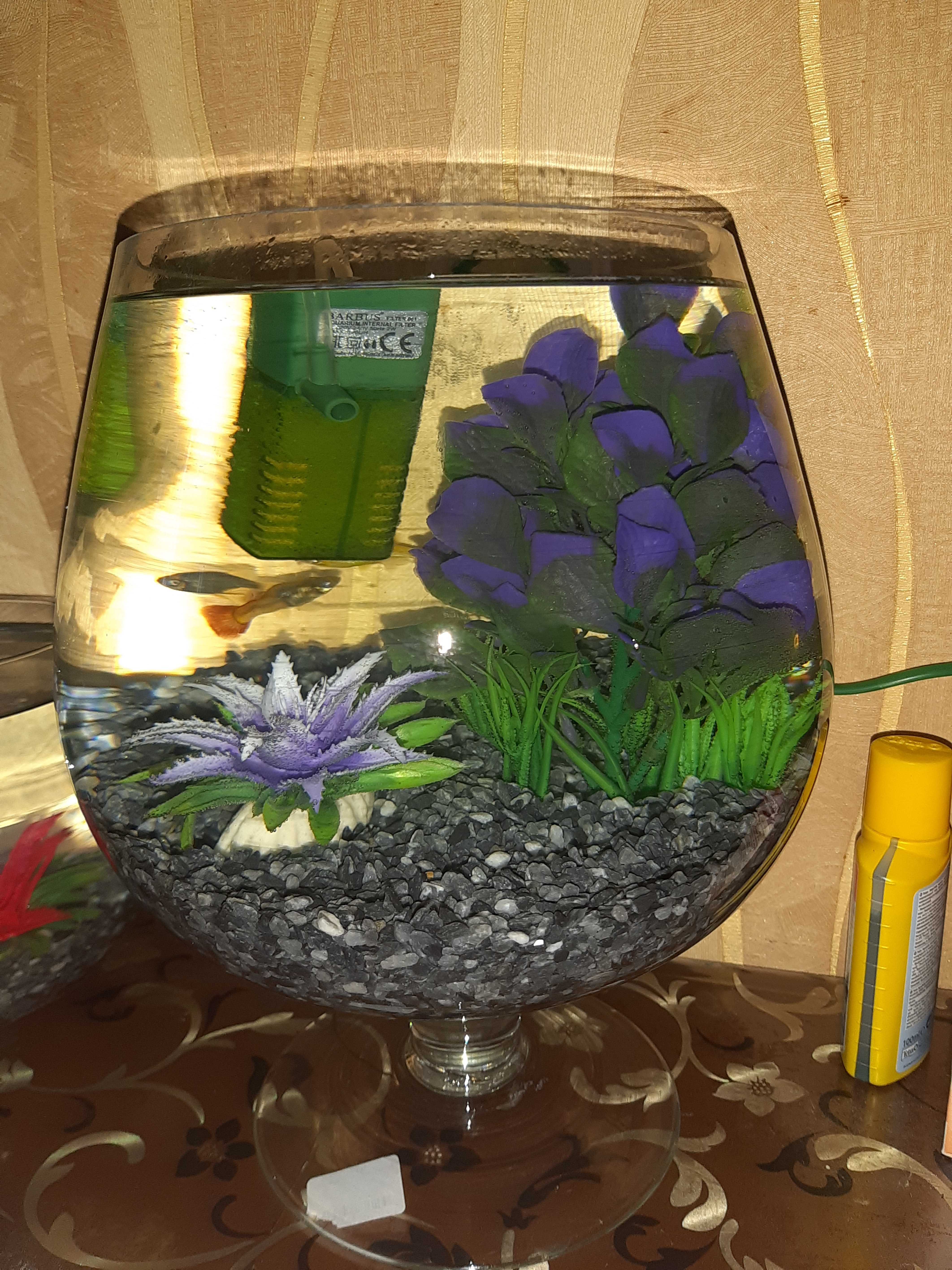 Фотография покупателя товара Растение искусственное аквариумное, 11х9х6 см, (набор 2 шт) микс цветов - Фото 3