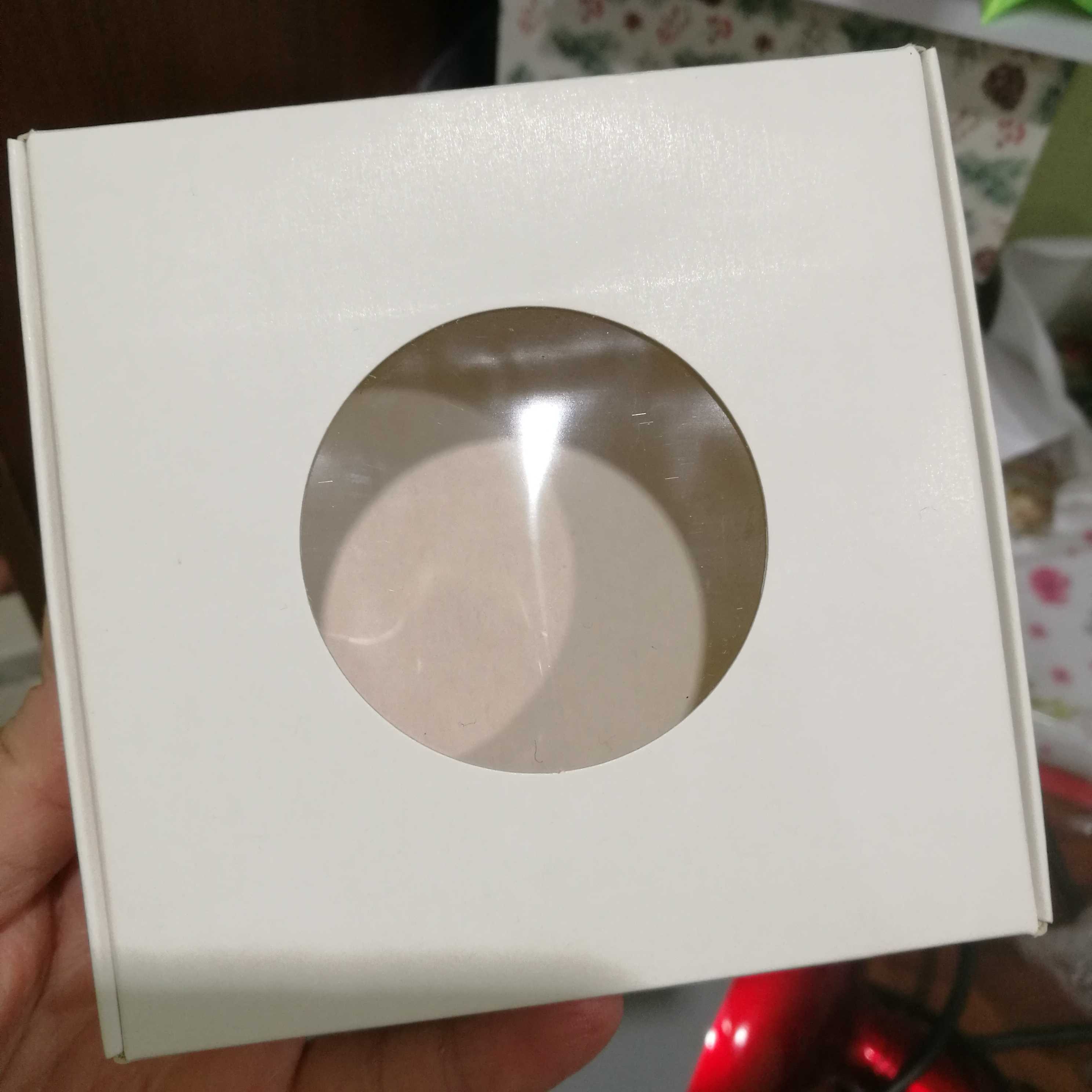 Фотография покупателя товара Коробка для печенья, с окном, белая, 10 х 10 х 3 см