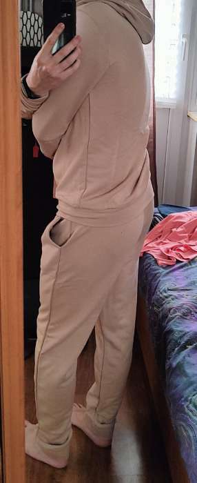 Фотография покупателя товара Спортивный костюм мужской (худи,брюки) MINAKU, цвет бежевый, размер 48 - Фото 1