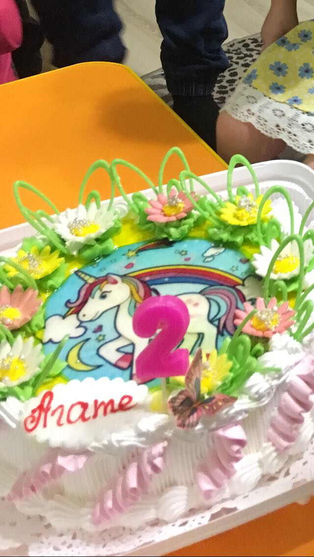 Фотография покупателя товара Свеча в торт цифра Дисней 2 "С Днем рождения", Минни Маус - Фото 1