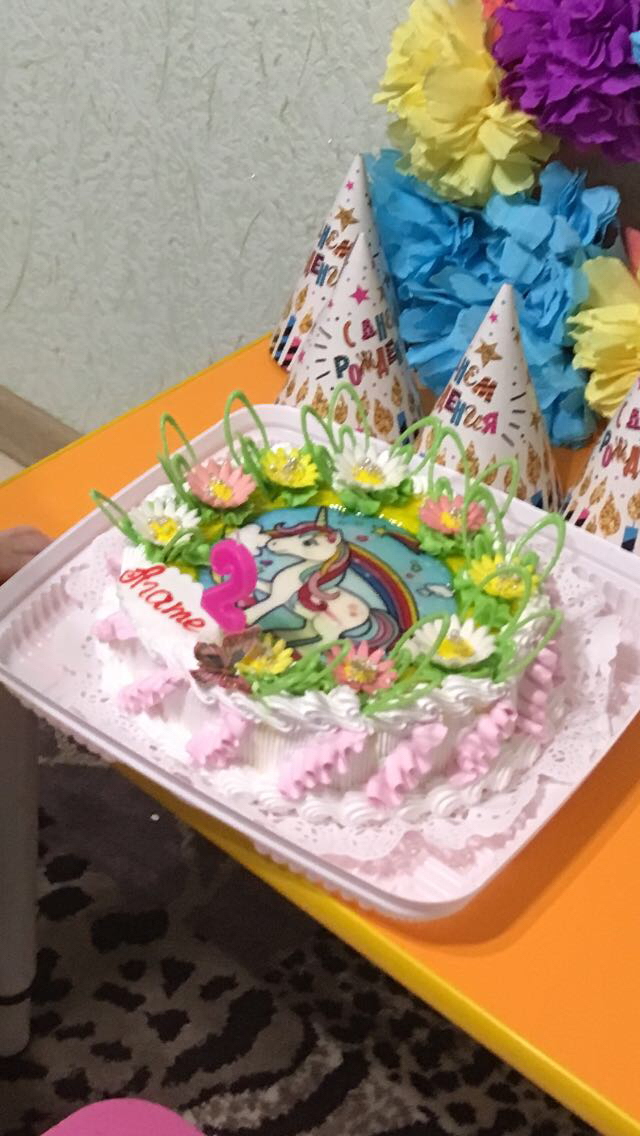 Фотография покупателя товара Свеча в торт цифра Дисней 2 "С Днем рождения", Минни Маус - Фото 2