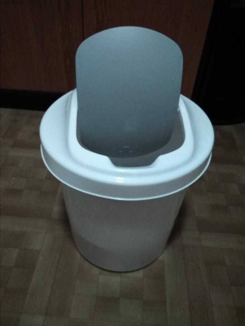 Фотография покупателя товара Контейнер для мусора 12 л "Ориджинал", цвет МИКС - Фото 1