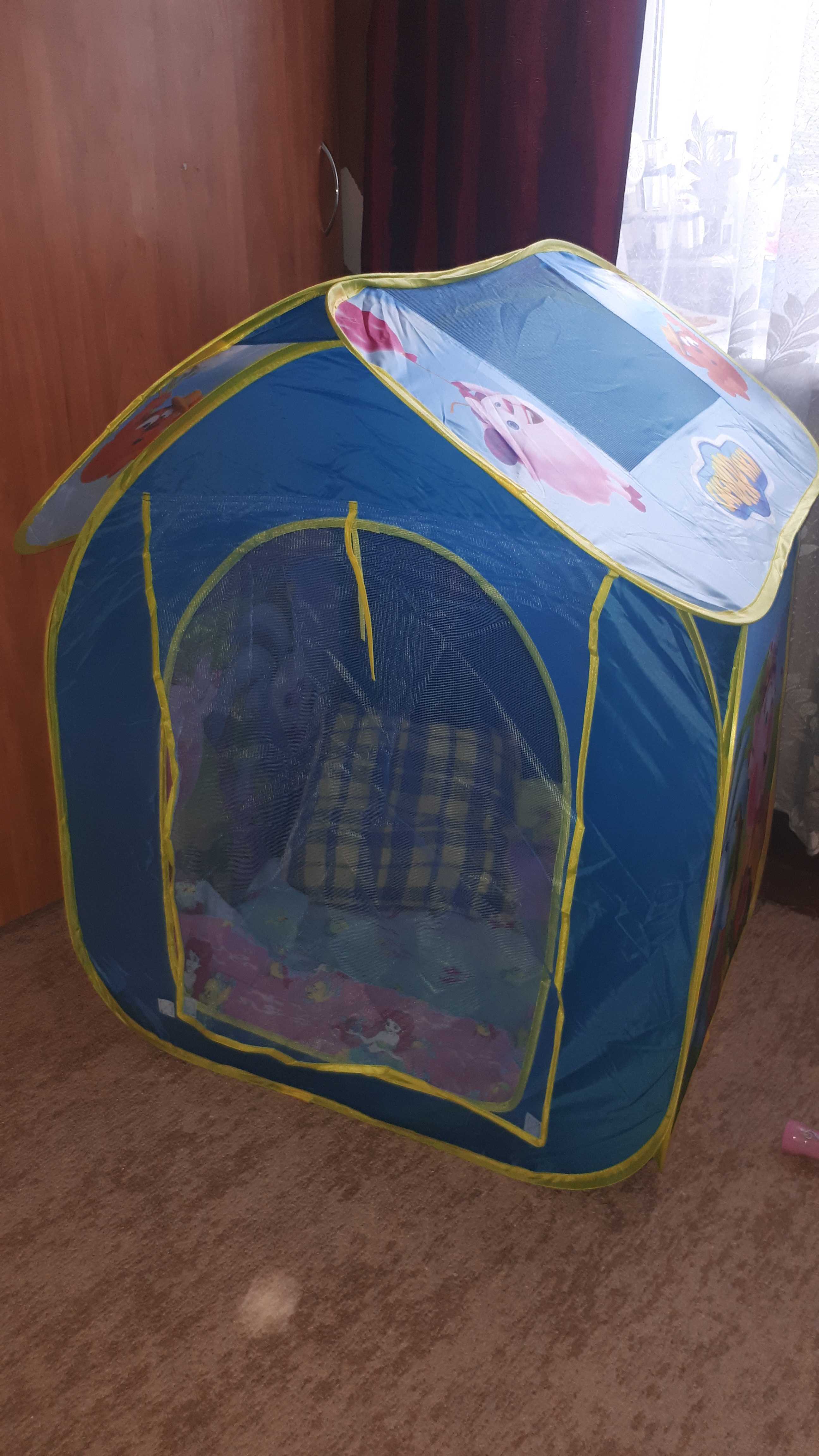 Фотография покупателя товара Детская палатка «Смешарики» - Фото 1