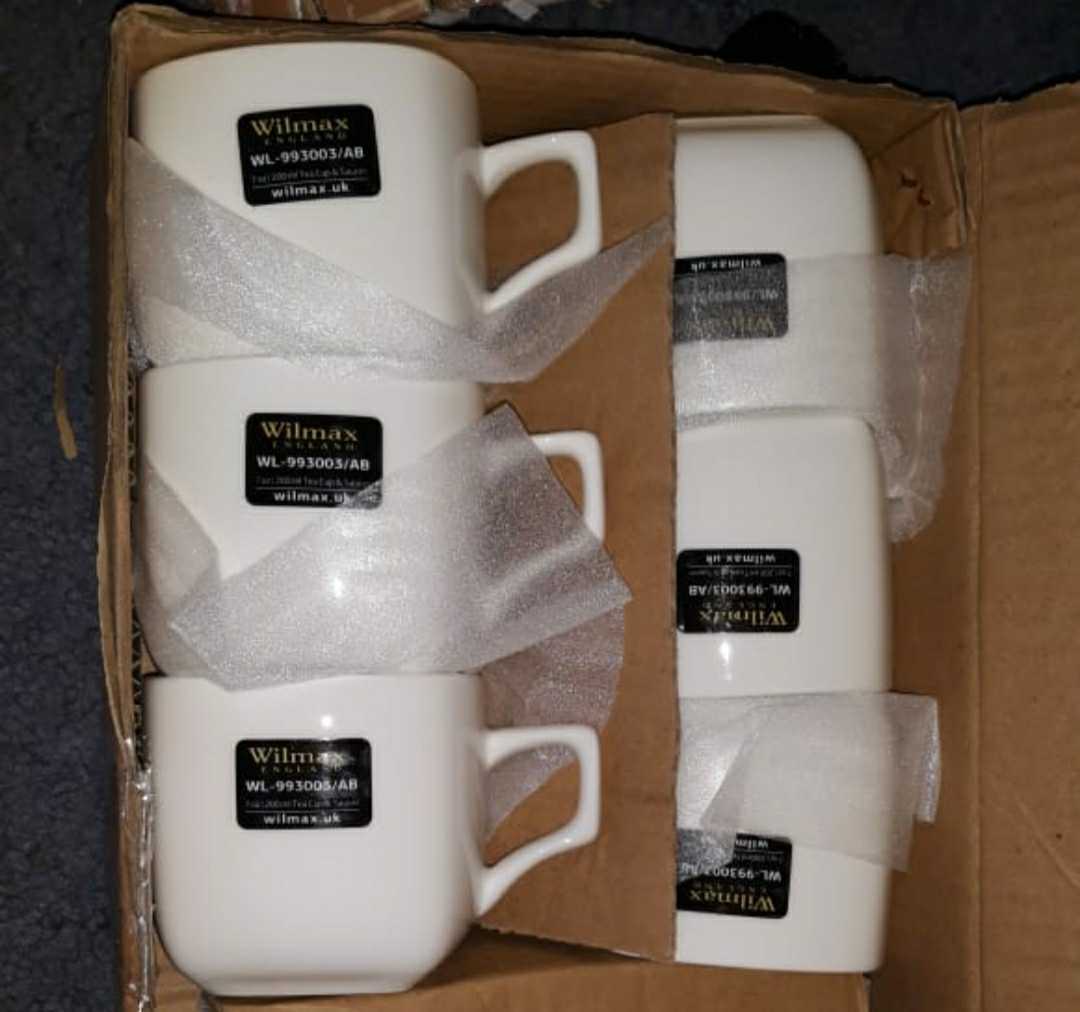 Фотография покупателя товара Чайная пара фарфоровая Wilmax Ilona, 2 предмета: чашка 200 мл, блюдце d=14,5 см, цвет белый - Фото 3