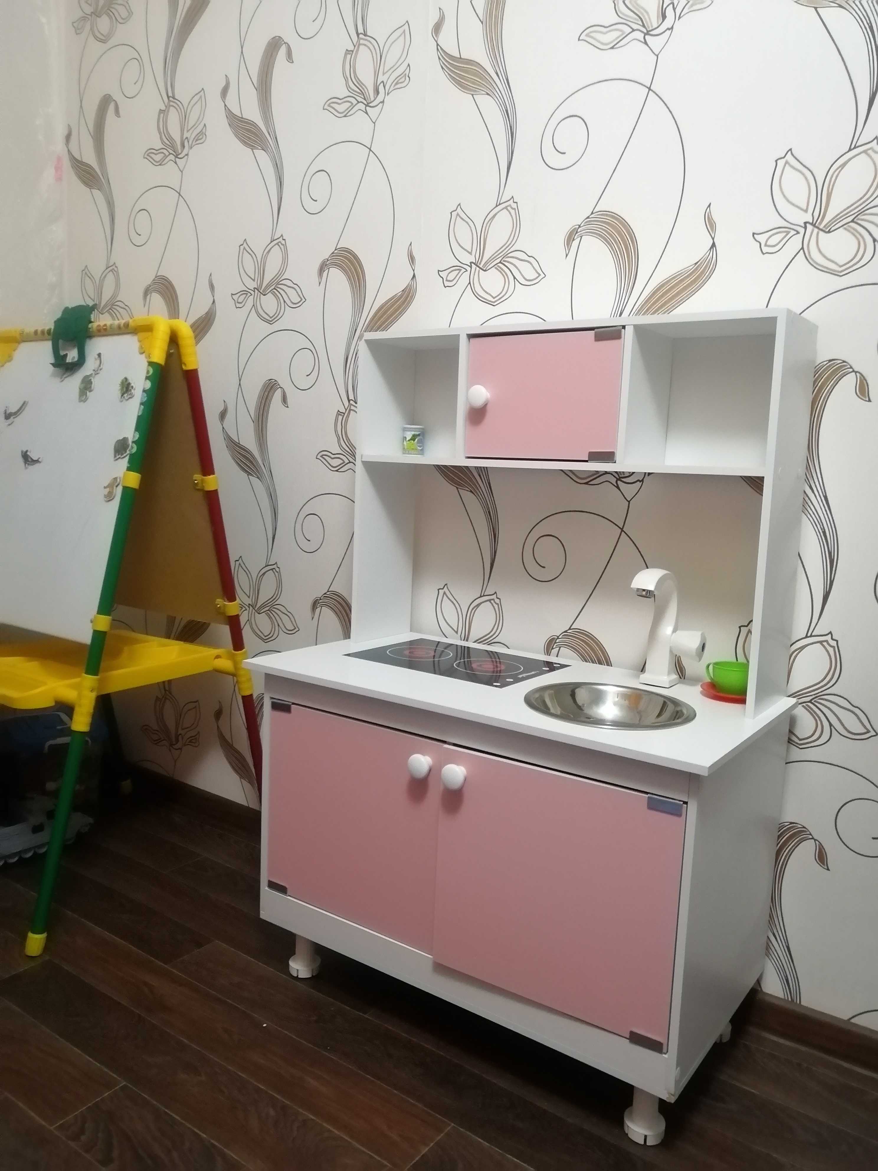 Фотография покупателя товара Игровая мебель «Кухонный гарнитур SITSTEP», цвет розовый - Фото 7