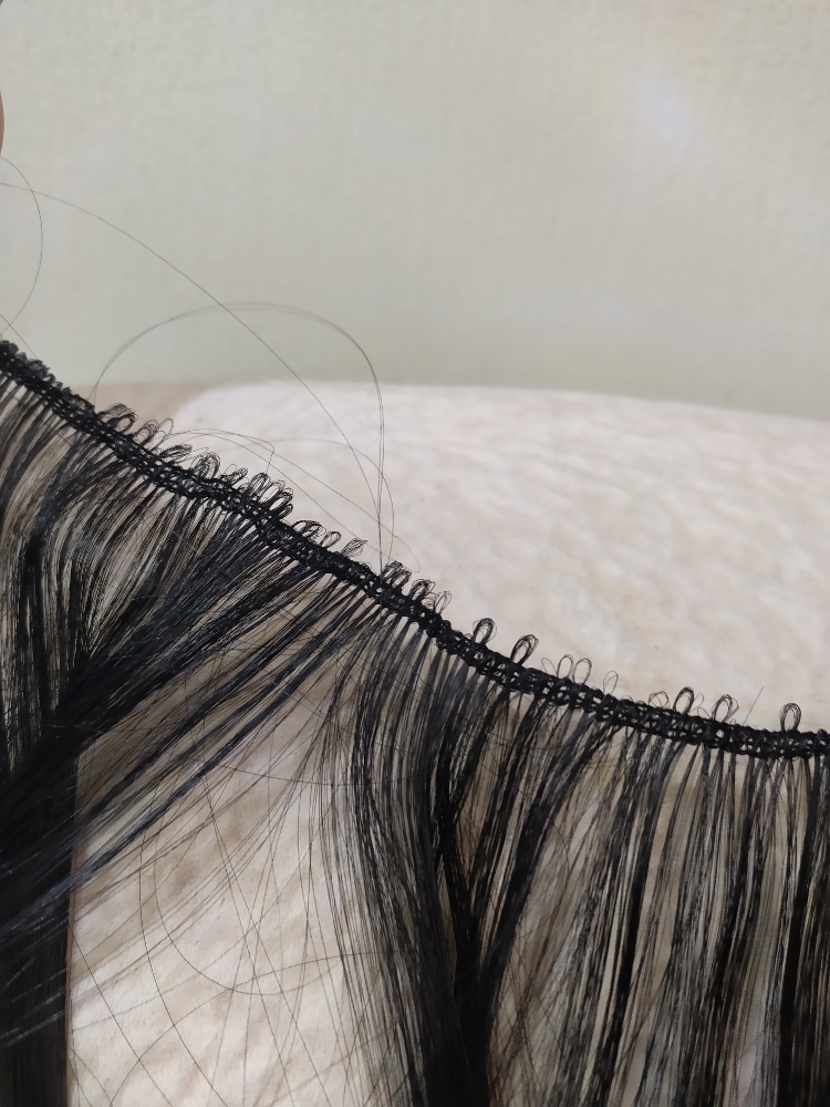 Фотография покупателя товара Волосы - тресс для кукол «Прямые» длина волос: 25 см, ширина: 100 см, цвет № 1