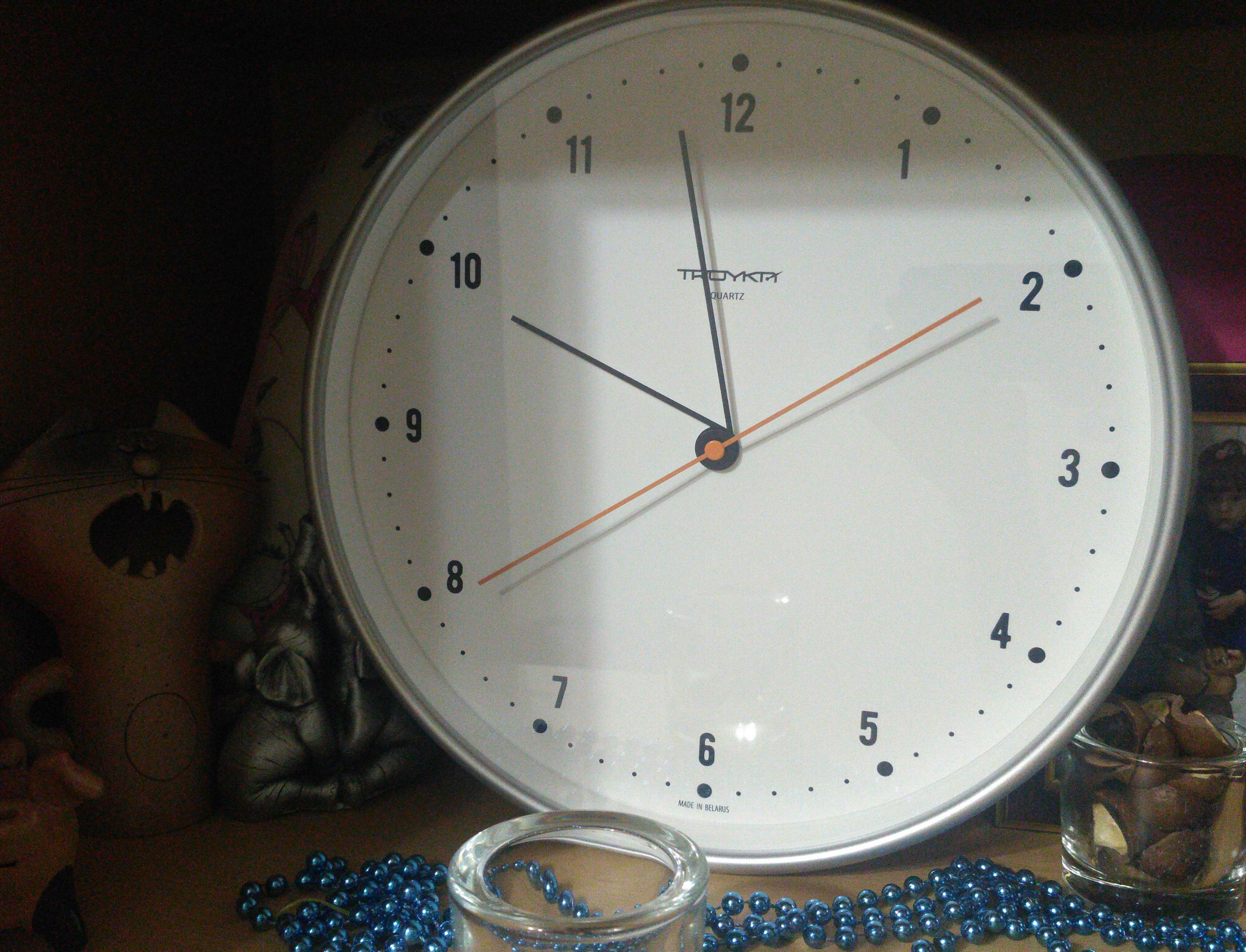Фотография покупателя товара Часы настенные, интерьерные d=30 см, бесшумные - Фото 4