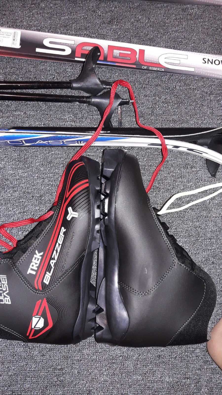 Фотография покупателя товара Ботинки лыжные TREK Level 1 SNS ИК, цвет чёрный, лого лайм неон, размер 39 - Фото 1