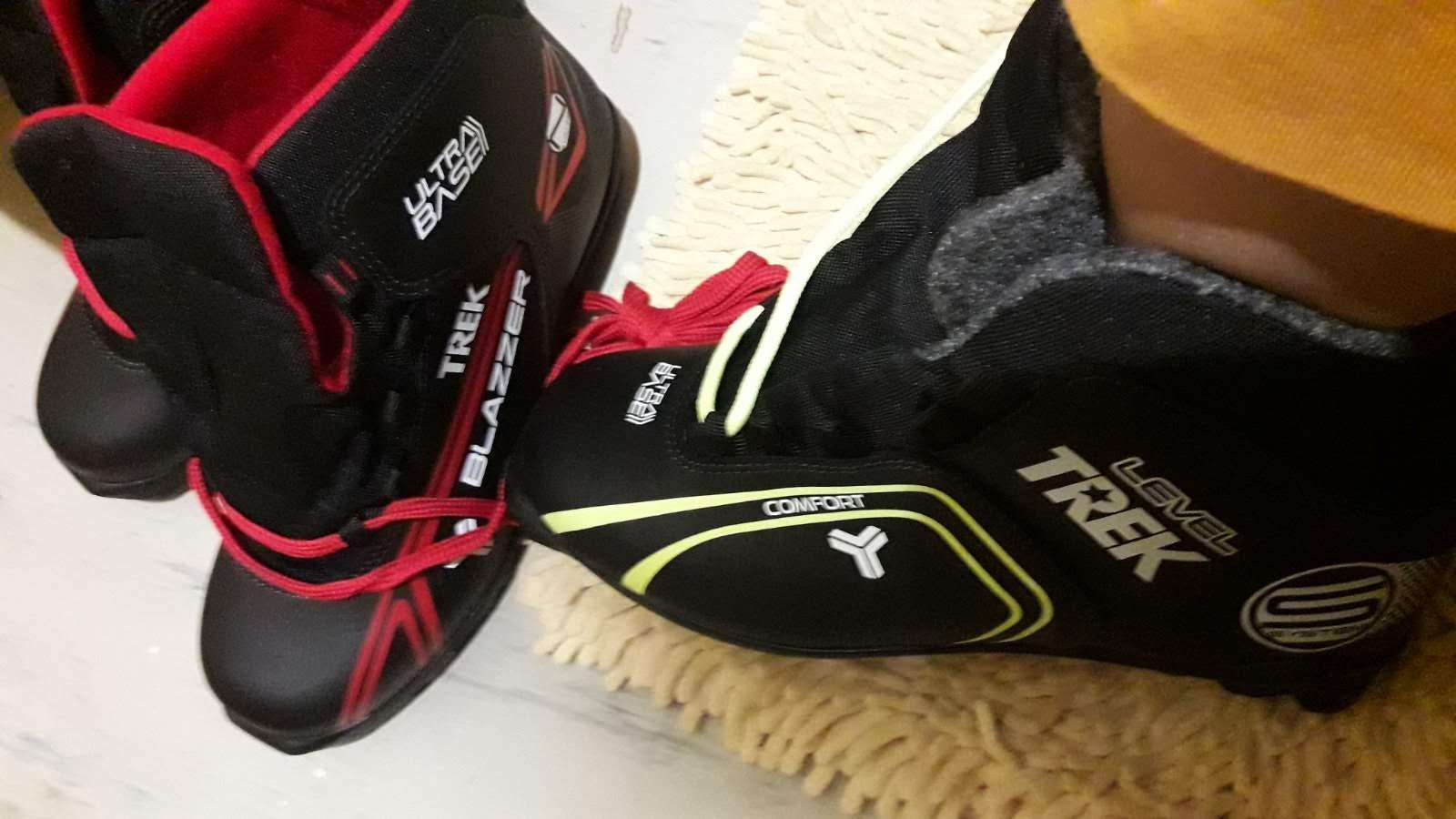Фотография покупателя товара Ботинки лыжные TREK Blazzer NNN ИК, цвет чёрный, лого красный, размер 39 - Фото 3