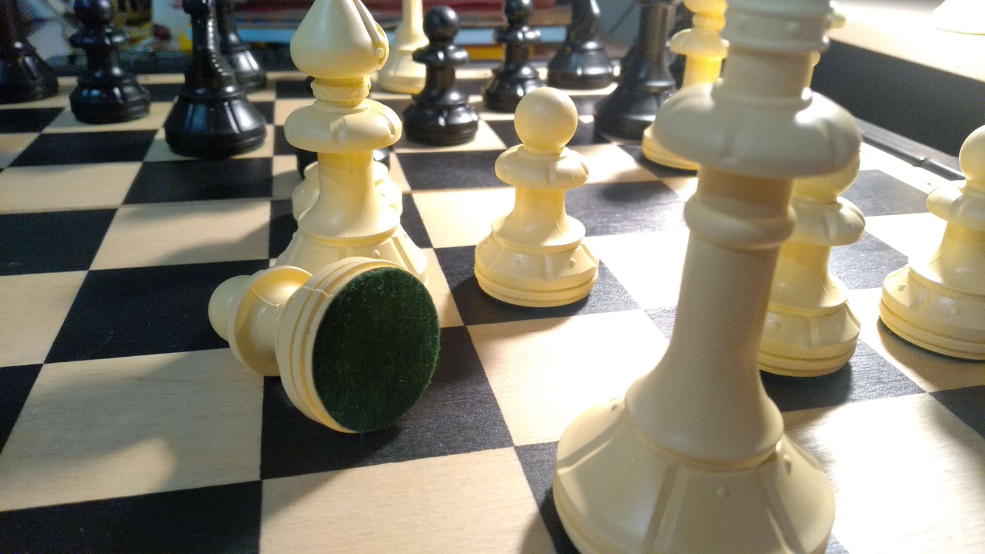 Фотография покупателя товара Шахматы гроссмейстерские, турнирные 43 х 43 см "Айвенго", король h-10.4 см, пешка-5.1 см - Фото 10