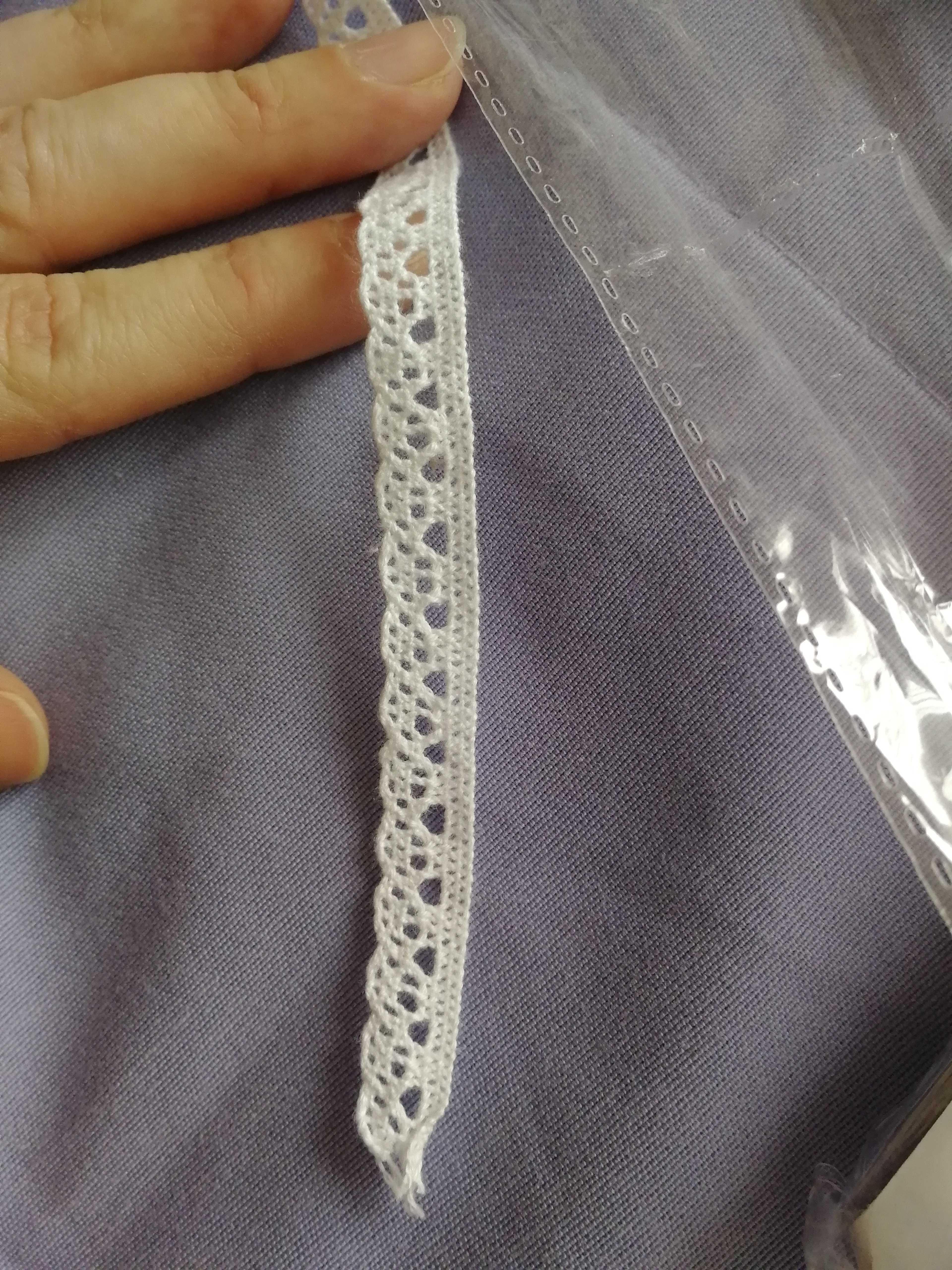 Фотография покупателя товара Кружево вязаное, 10 мм × 15 ± 1 м, цвет кипенно-белый