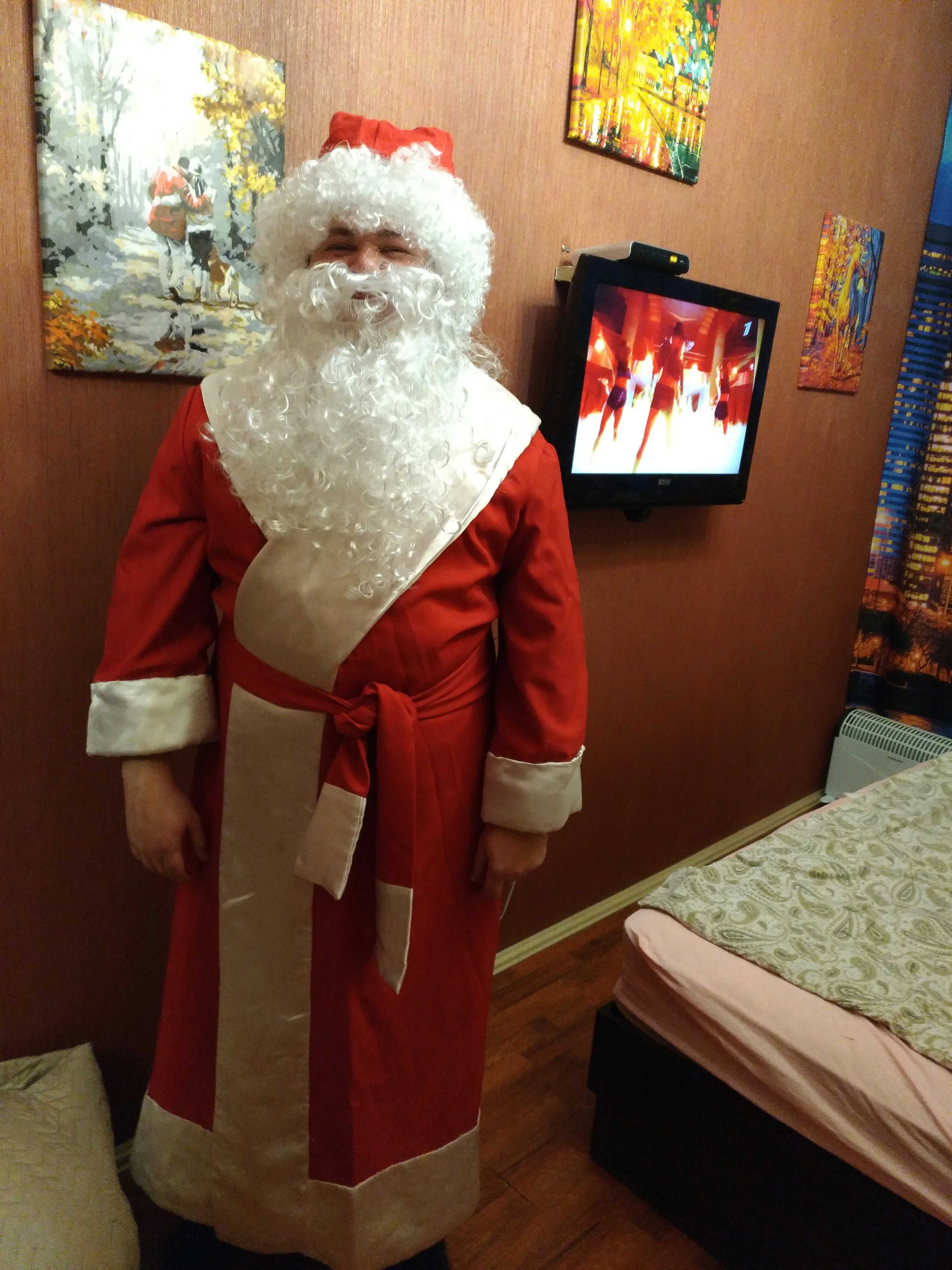 Фотография покупателя товара Карнавальный набор «Дед Мороз» - Фото 2