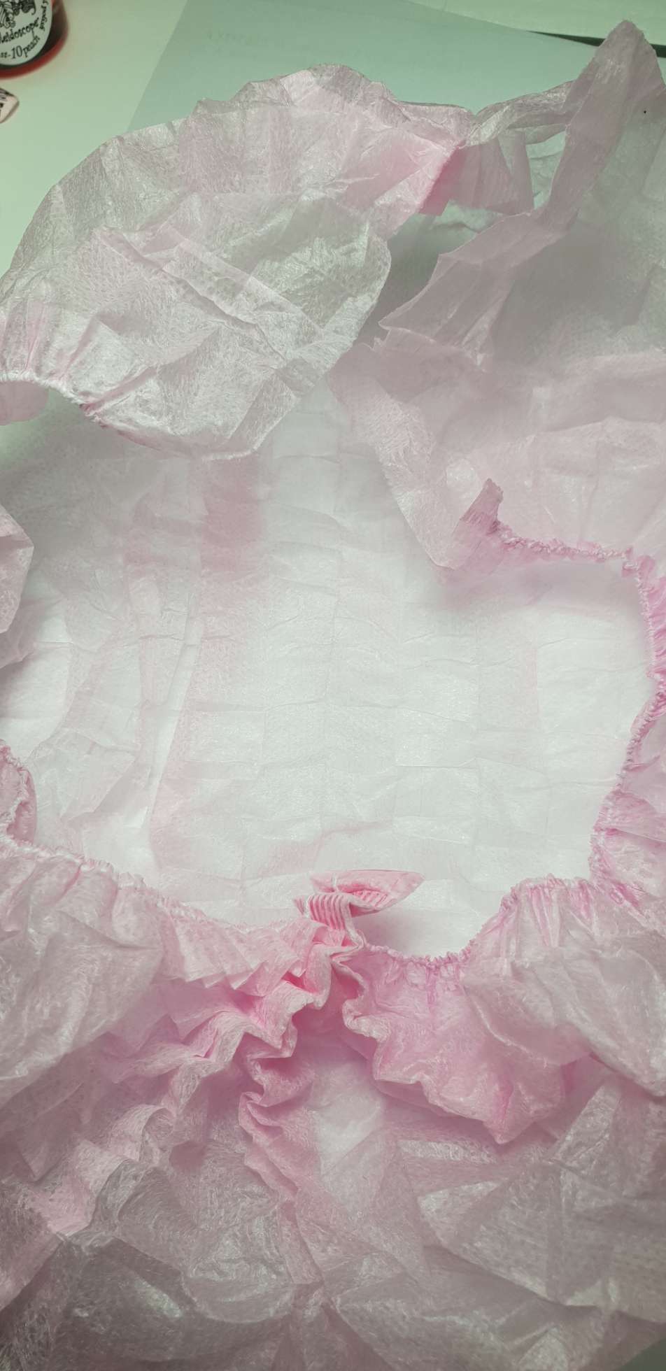 Фотография покупателя товара Медицинская шапочка Шарлотта Elegreen, розовая, 10 г/м2, 100 шт. - Фото 1