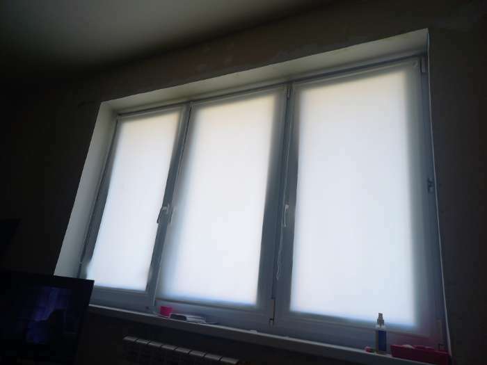 Фотография покупателя товара Рулонная штора «Комфортиссимо» 90х160 см, цвет белый - Фото 1