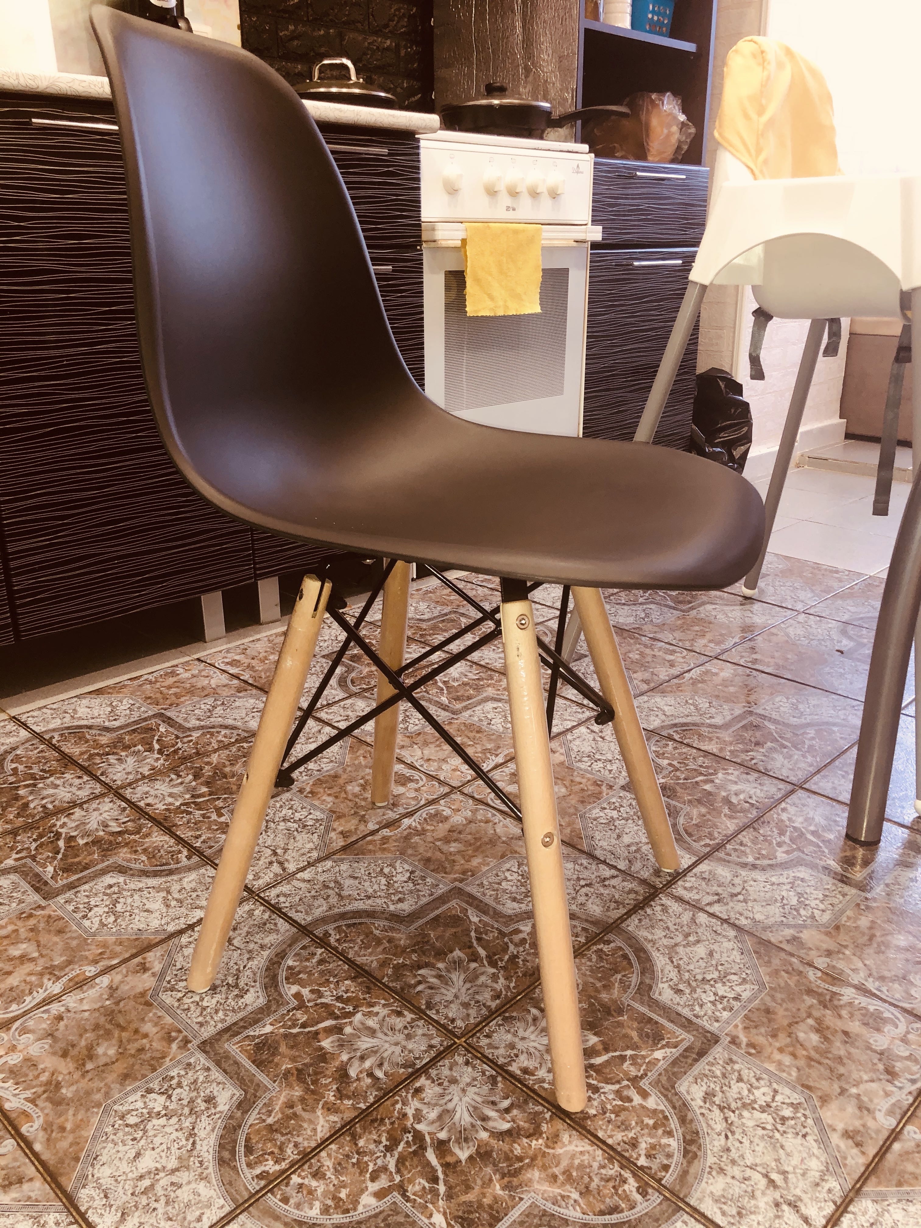 Фотография покупателя товара Стул EAMES style, черный - Фото 9