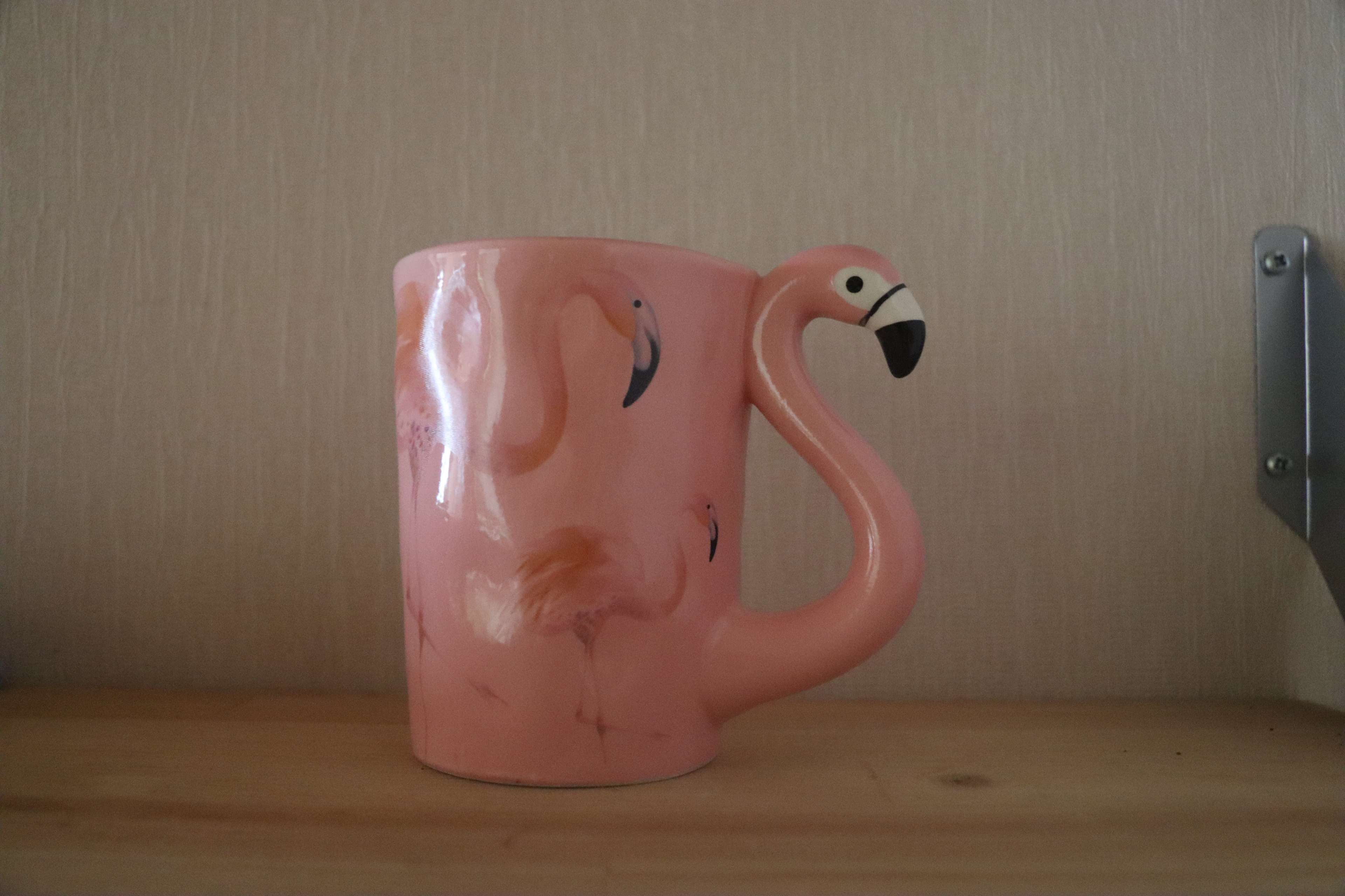 Фотография покупателя товара Кружка «Фламинго», 400 мл, цвет розовый - Фото 1